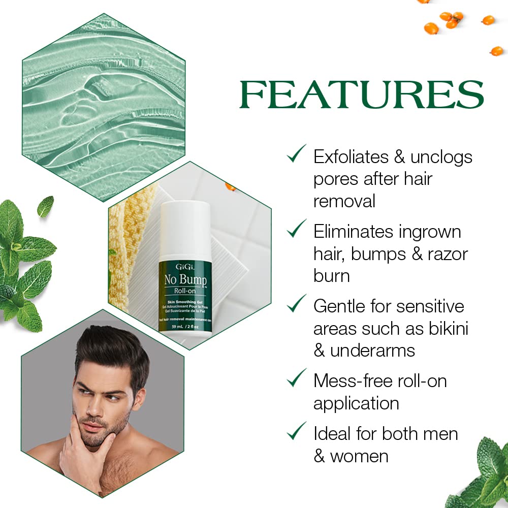Foto 4 | Gel Suavizante Para La Piel Gigi No Bump Roll-on, 60 Ml, Para Después De La Depilación - Venta Internacional.