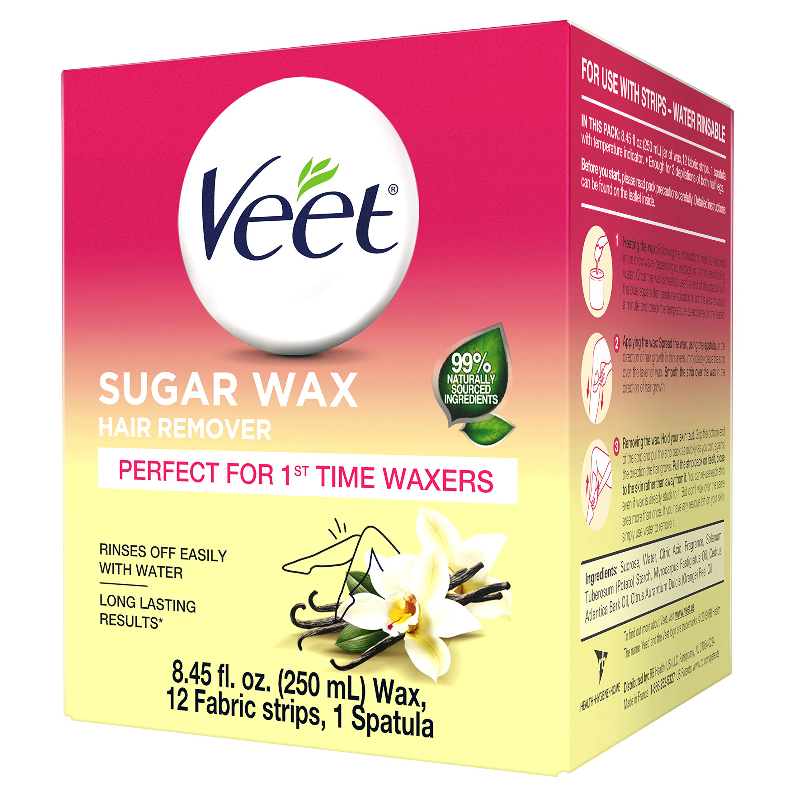 Foto 2 pulgar | Depilador Con Cera De Azúcar Veet Perfecto Para Depiladores Primerizos - Venta Internacional.