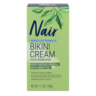 Foto 1 | Crema Depilatoria Nair Bikini Con Té Verde 50 Ml Sensitive - Venta Internacional.