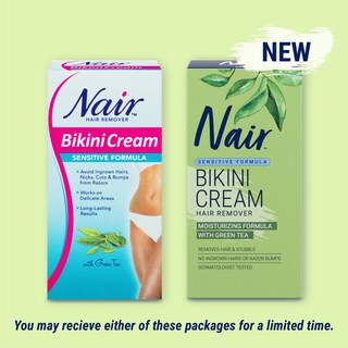 Foto 2 | Crema Depilatoria Nair Bikini Con Té Verde 50 Ml Sensitive - Venta Internacional.