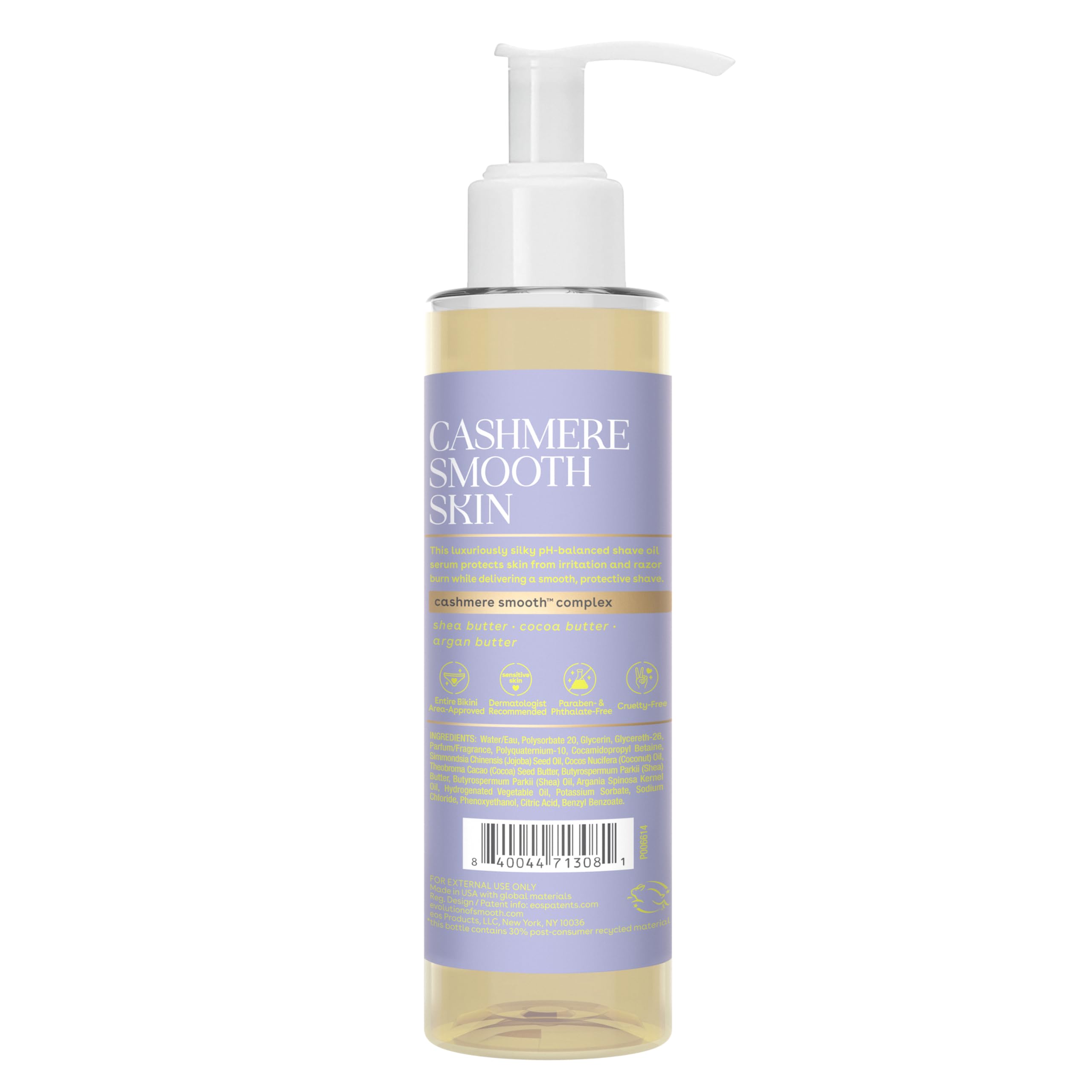 Foto 7 pulgar | Aceite De Afeitar Eos Cashmere Skin Collection Vainilla Cashmere 180 Ml - Venta Internacional.