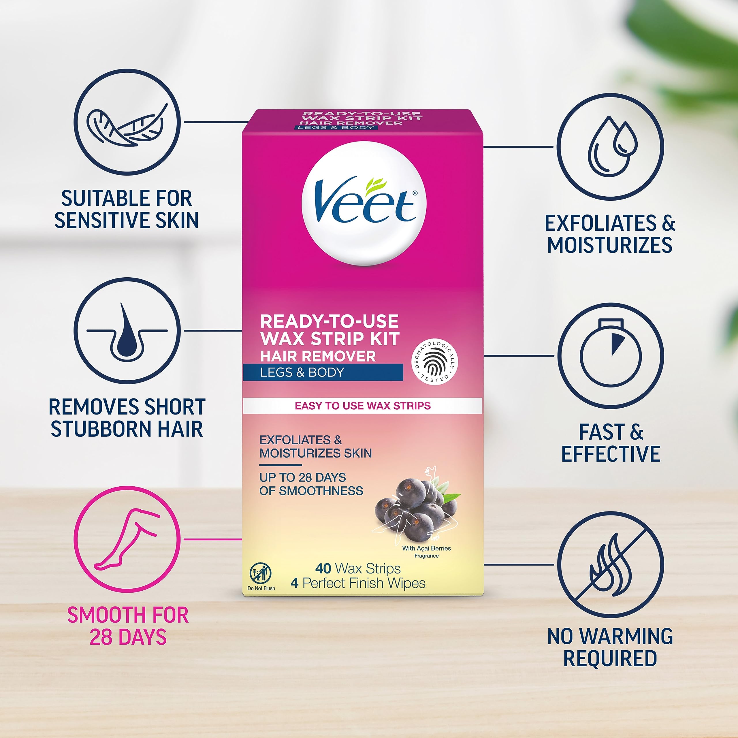 Foto 4 pulgar | Kit de Depilación Veet para Cuerpo y Piernas-Venta Internacional