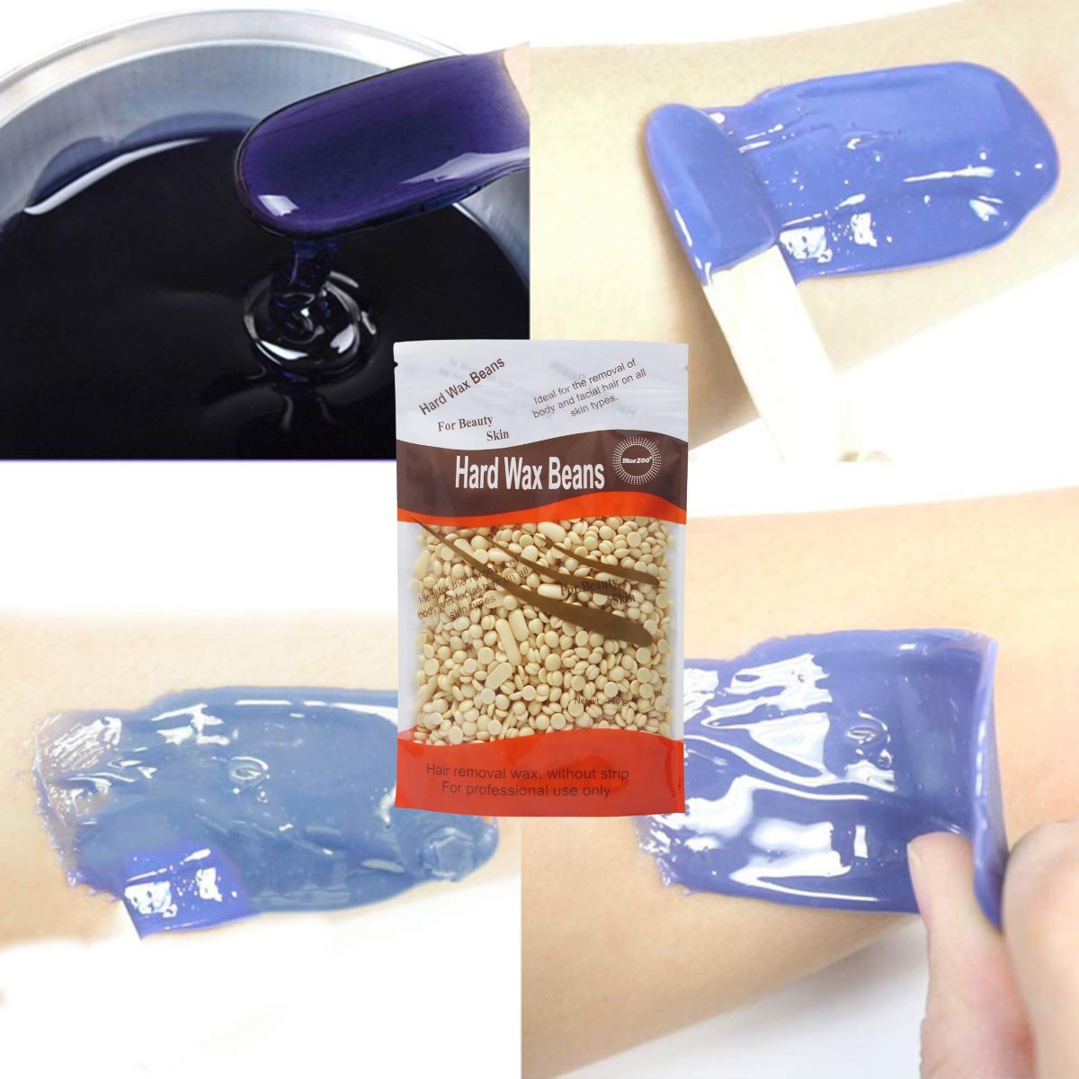 Foto 5 | Pack 6 Cera Española Perlas Depilación Lavanda Aloe Sin Tiras