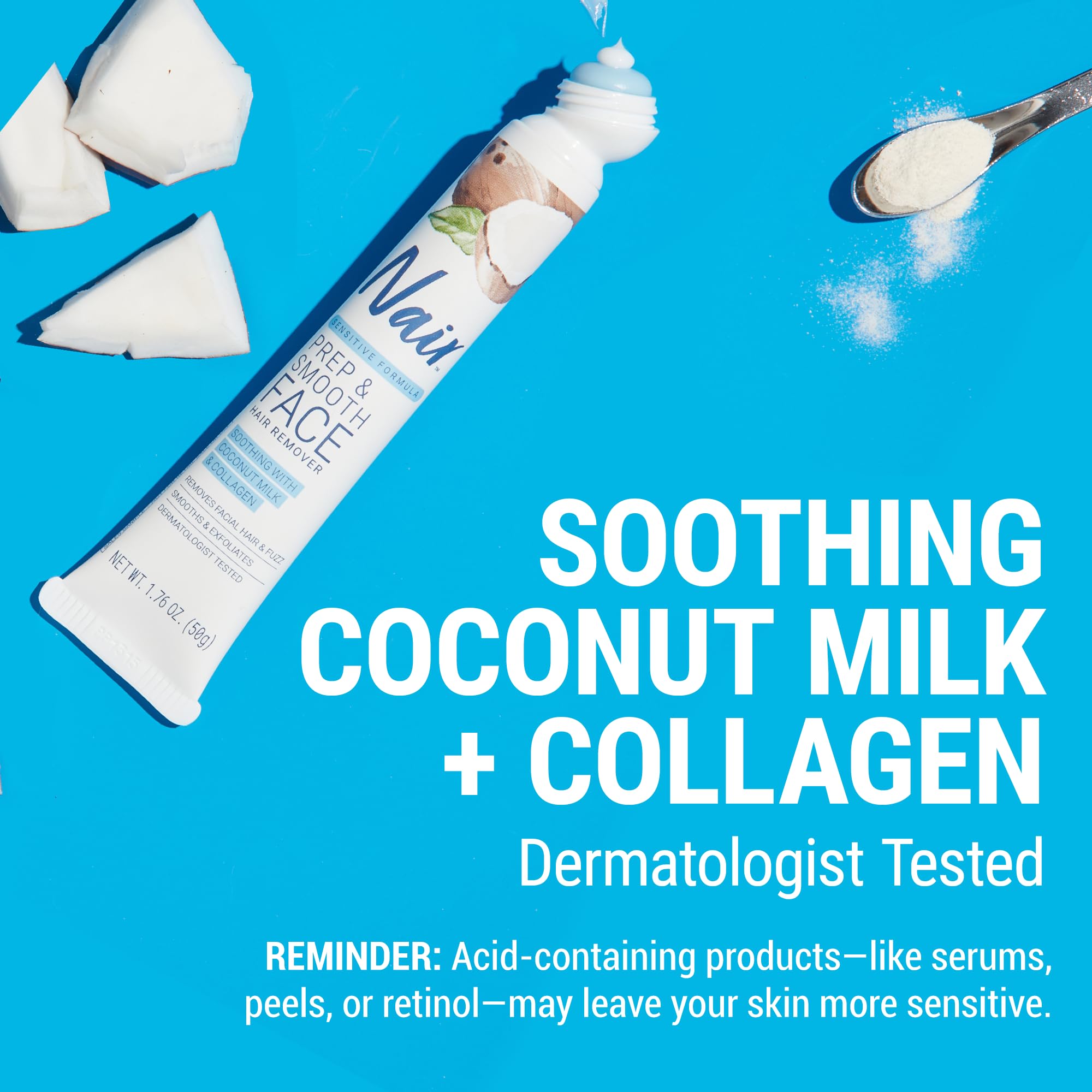 Foto 4 pulgar | Crema Depilatoria Facial Exfoliante De Uñas Con Colágeno Para Mujeres - Venta Internacional.