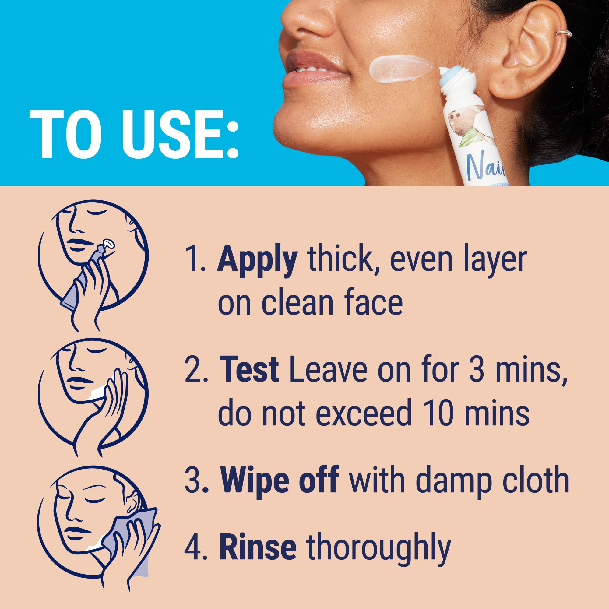 Foto 7 pulgar | Crema Depilatoria Facial Exfoliante De Uñas Con Colágeno Para Mujeres - Venta Internacional.