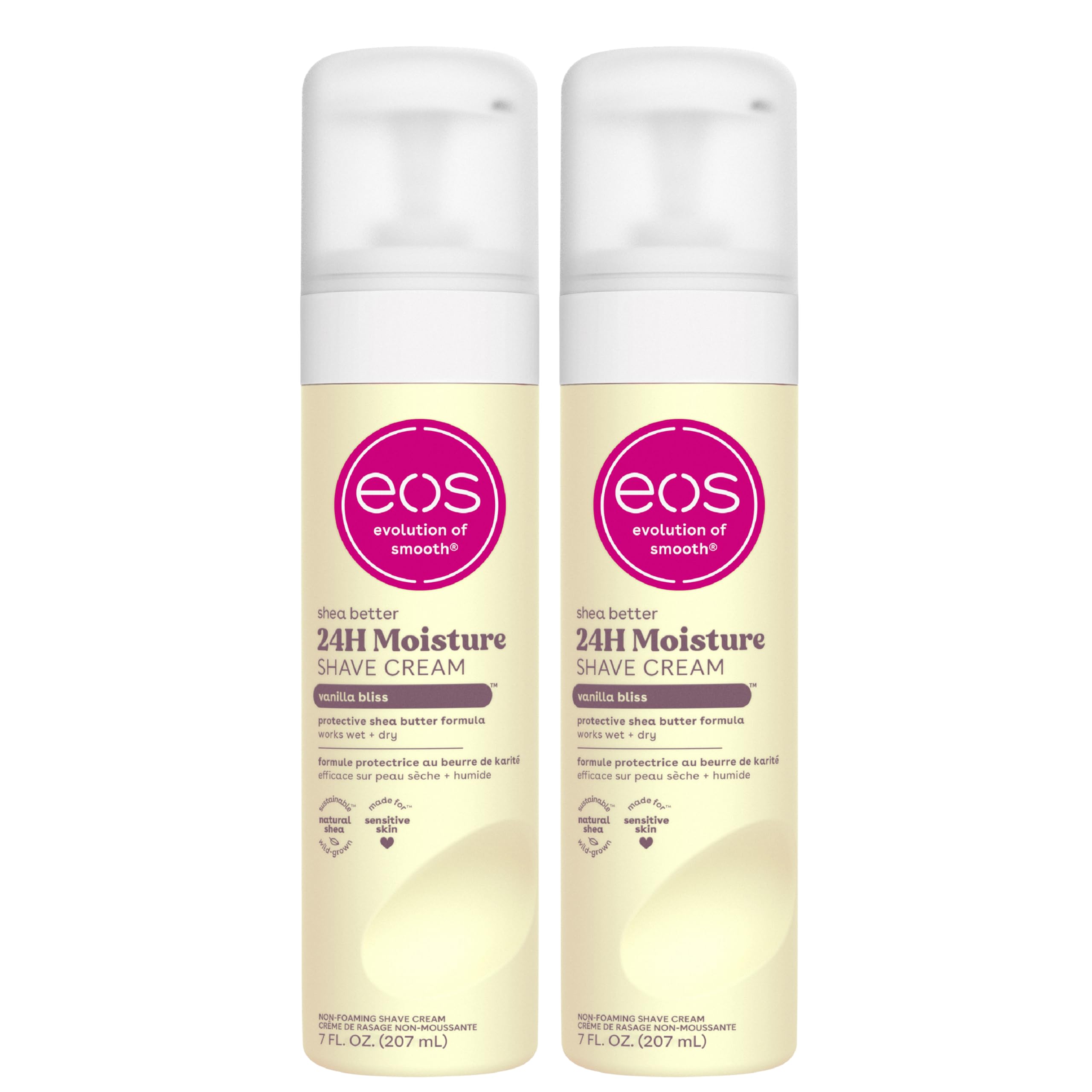 Foto 2 pulgar | Crema De Afeitar Eos Shea Better Vanilla Bliss 414 Ml, Paquete De 2 - Venta Internacional.