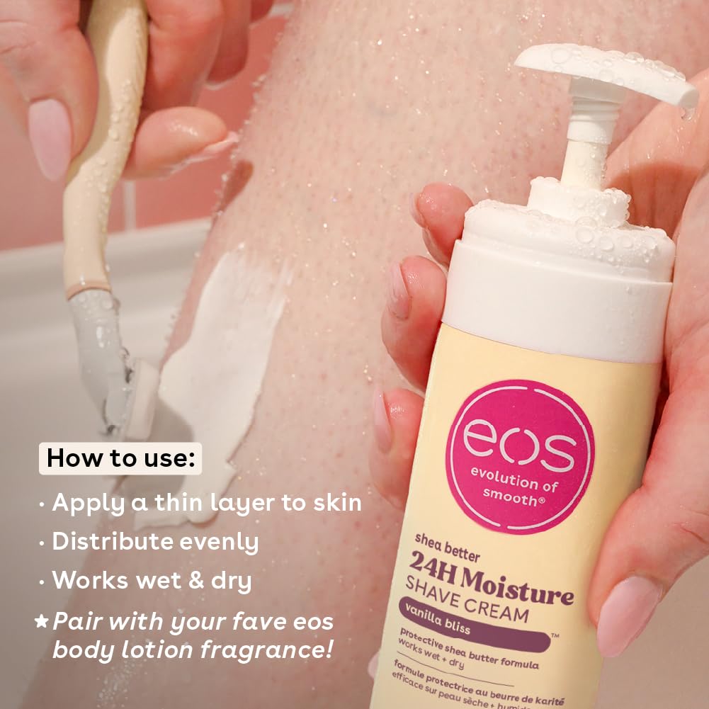 Foto 4 pulgar | Crema De Afeitar Eos Shea Better Vanilla Bliss 414 Ml, Paquete De 2 - Venta Internacional.