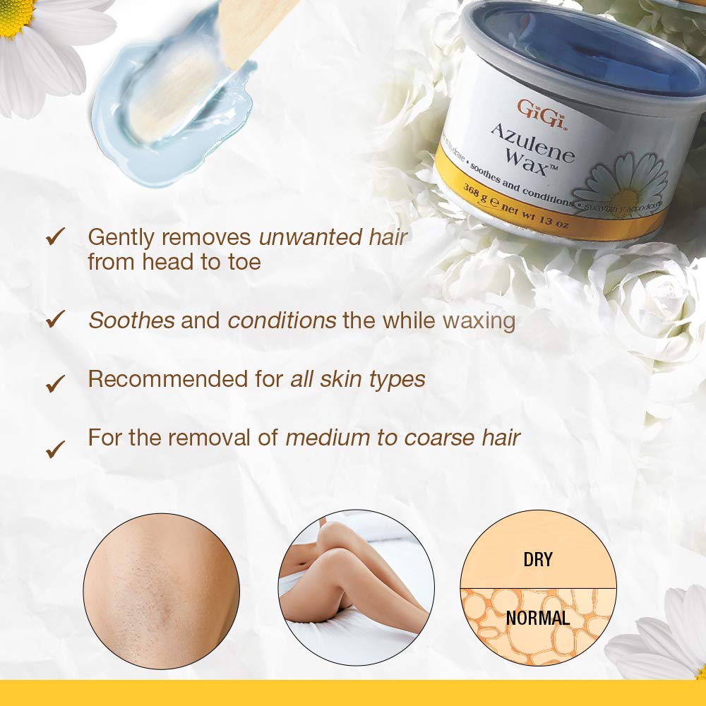 Foto 4 pulgar | Cera Depilatoria Gigi Azulene Whole Body Soft Wax 385 Ml - Venta Internacional.