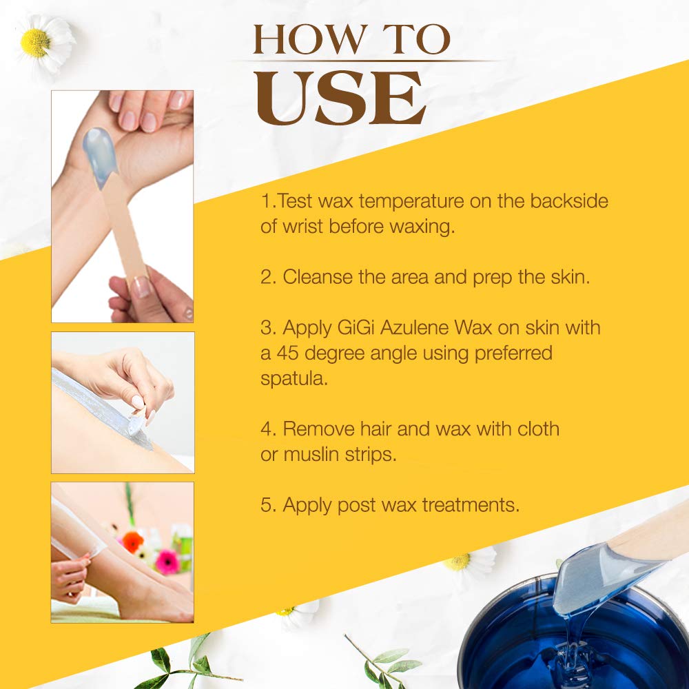Foto 6 pulgar | Cera Depilatoria Gigi Azulene Whole Body Soft Wax 385 Ml - Venta Internacional.