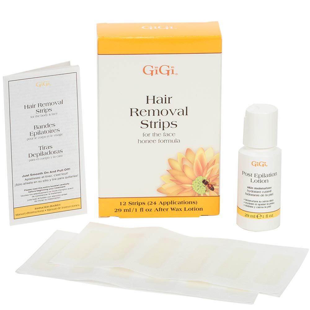 Foto 2 pulgar | Tiras Depilatorias Gigi Para Rostro Con Miel Multiusos X12 - Venta Internacional.