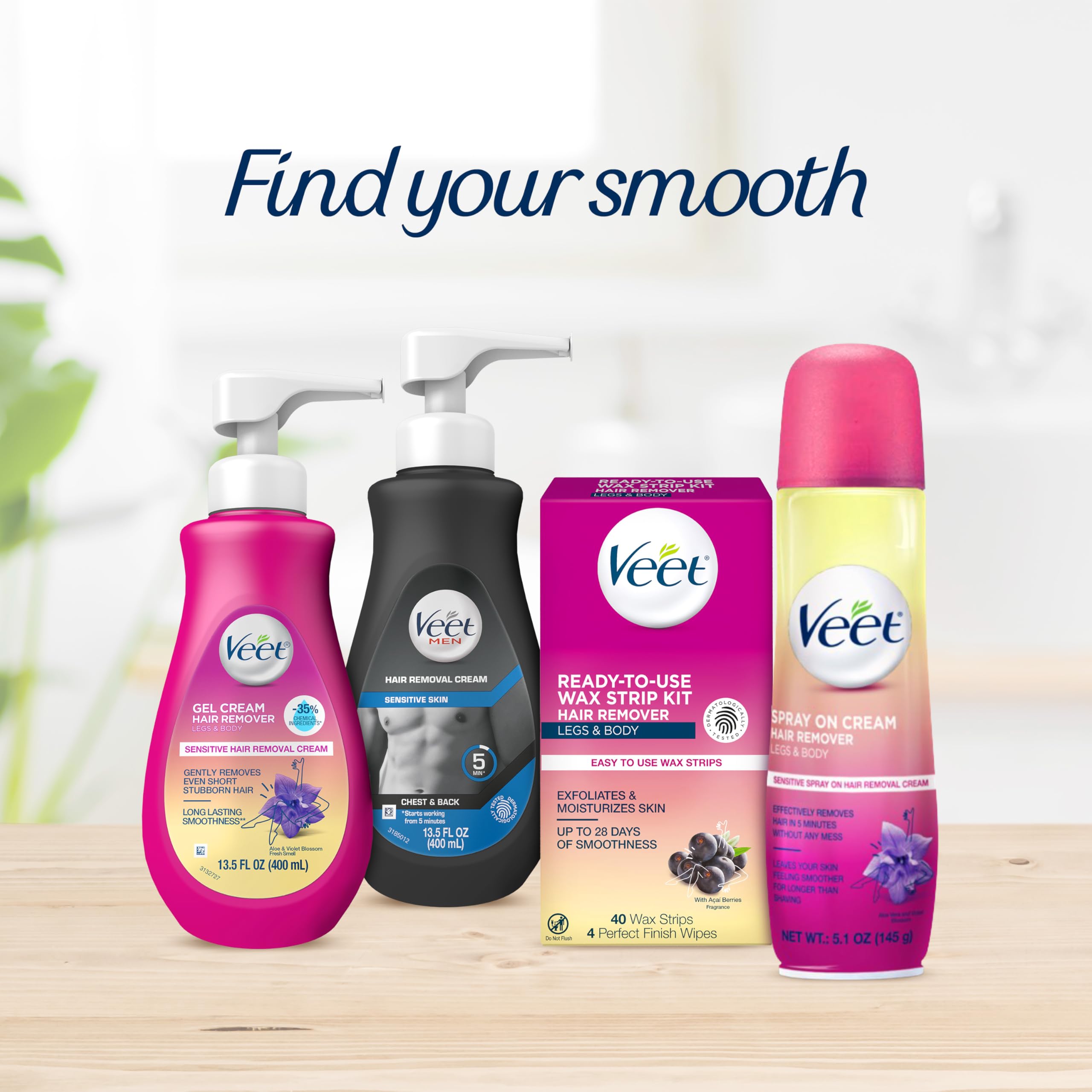 Foto 8 pulgar | Depiladora Veet Gel Crema Depilatoria Sensitive 400 Ml - Venta Internacional.