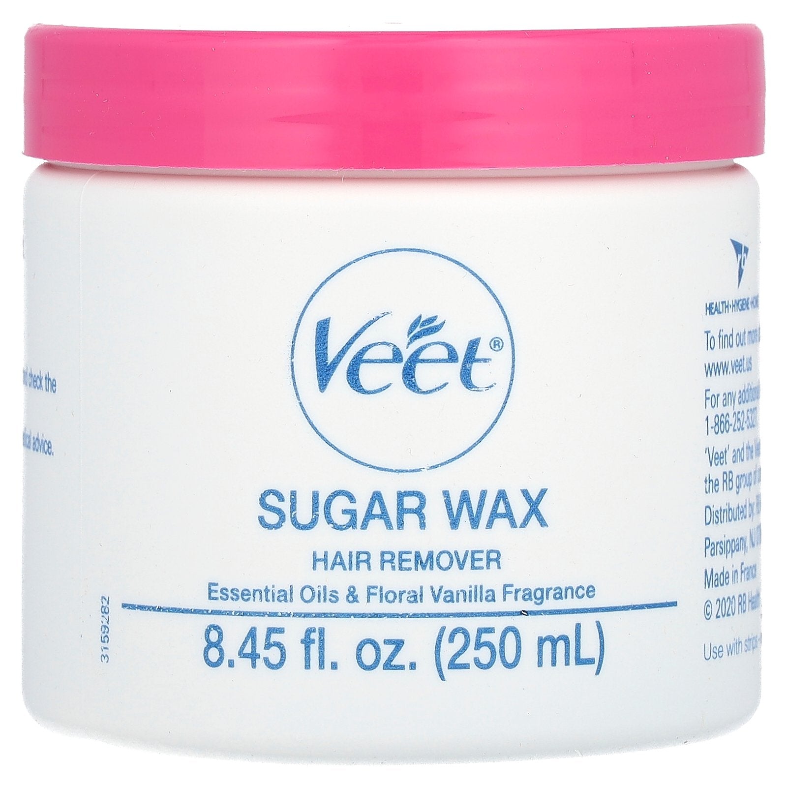 Foto 2 pulgar | Depilador Con Cera De Azúcar Veet Essential Oils Floral Vanilla - Venta Internacional.