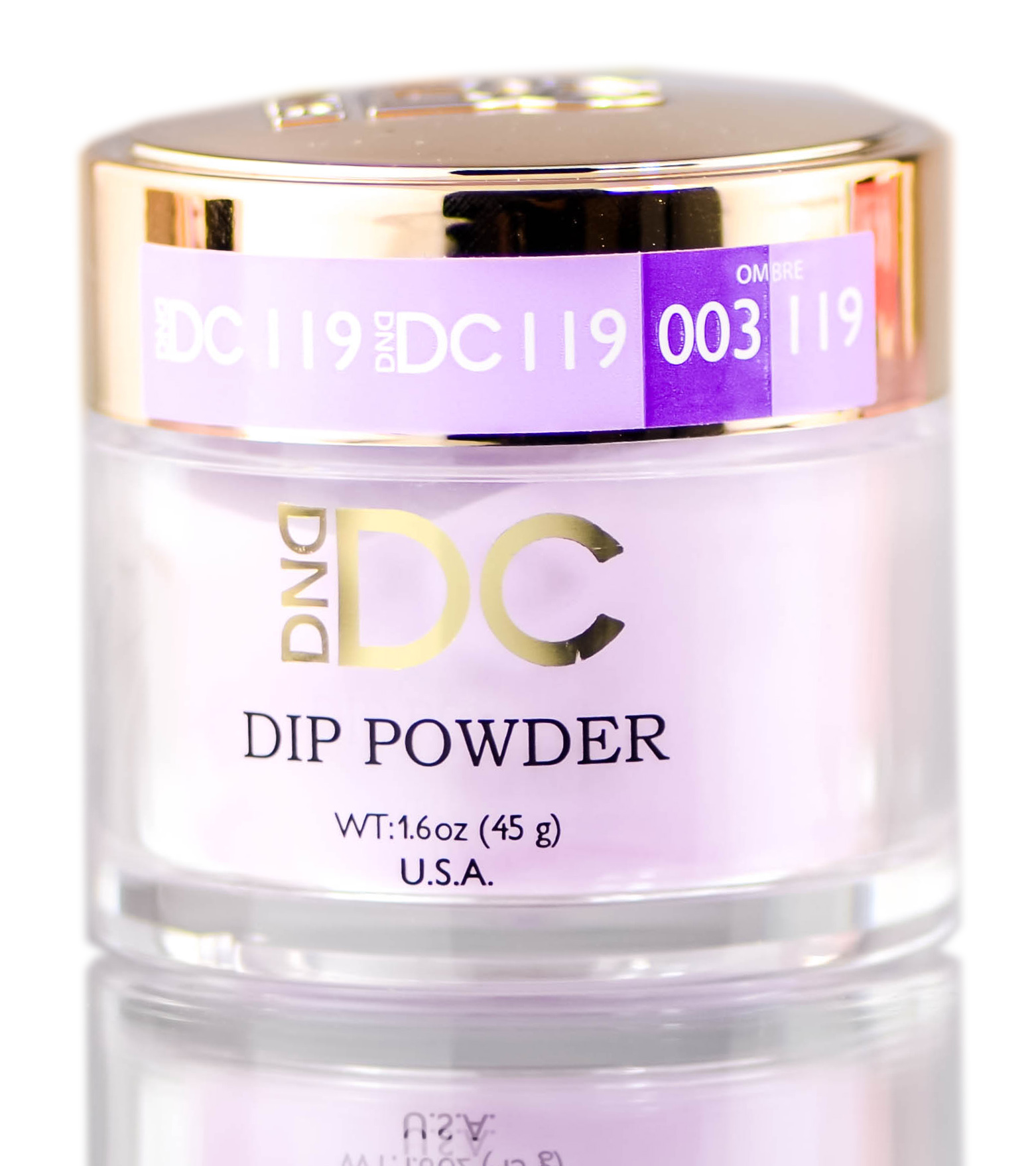 Dip Powder Dnd Dc Frosty Taro (119) Para Uñas - Venta Internacional.