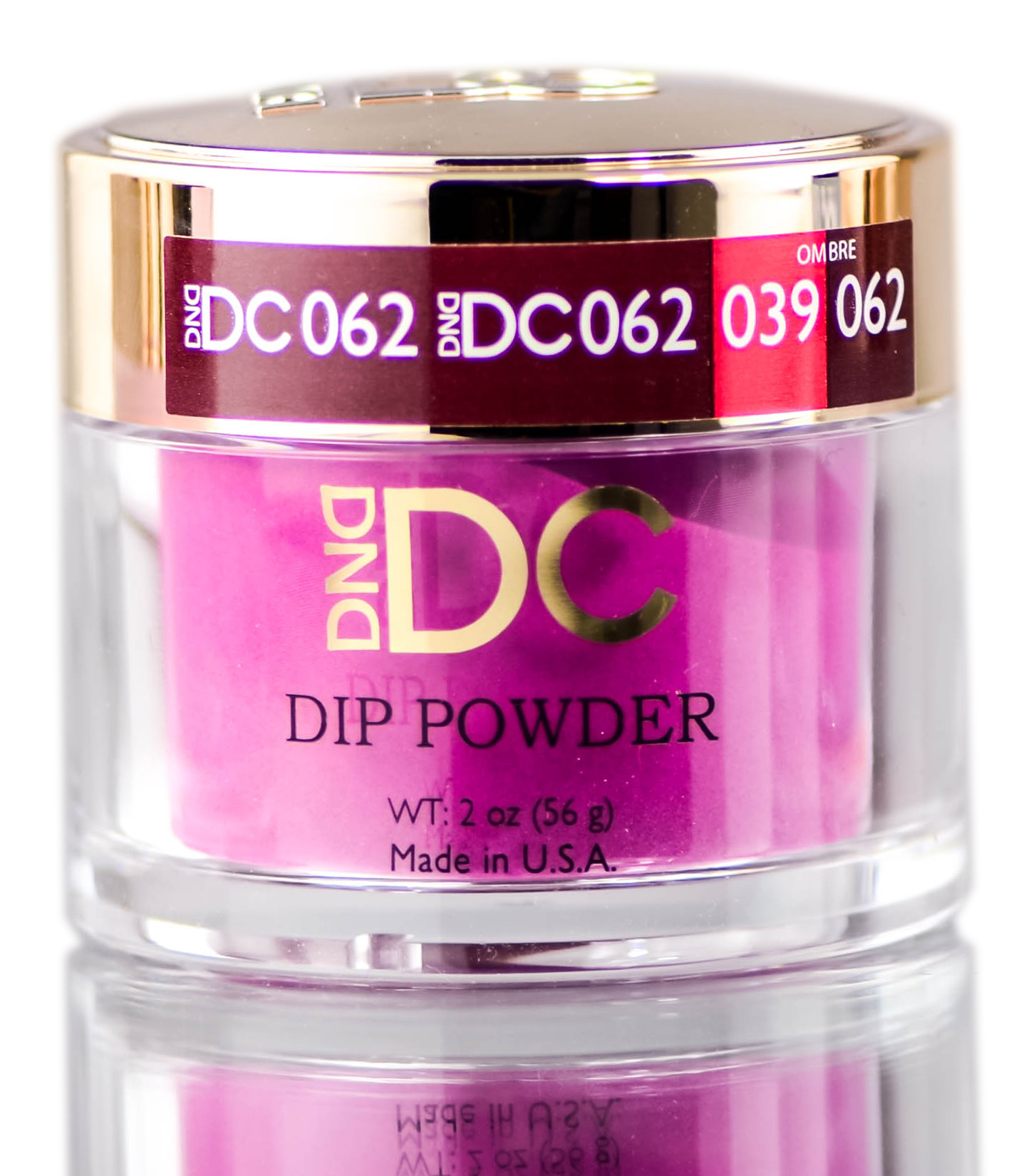 Polvo Para Mojar Uñas Dnd Dc Reds & Orange Strawberry Wine - Venta Internacional.