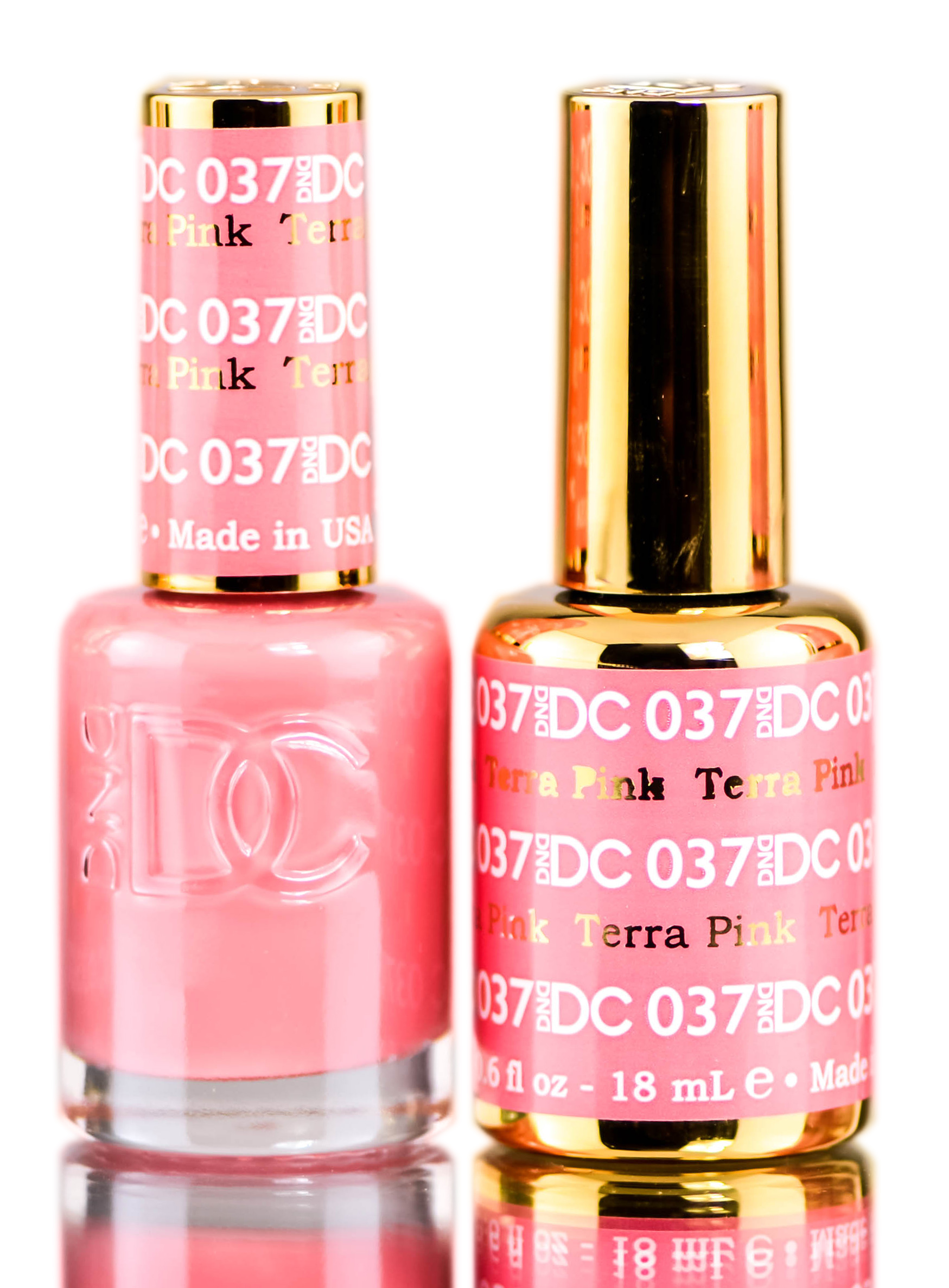 Esmalte En Gel Duo Dnd Dc Terra Pink 037 15 Ml - Venta Internacional.