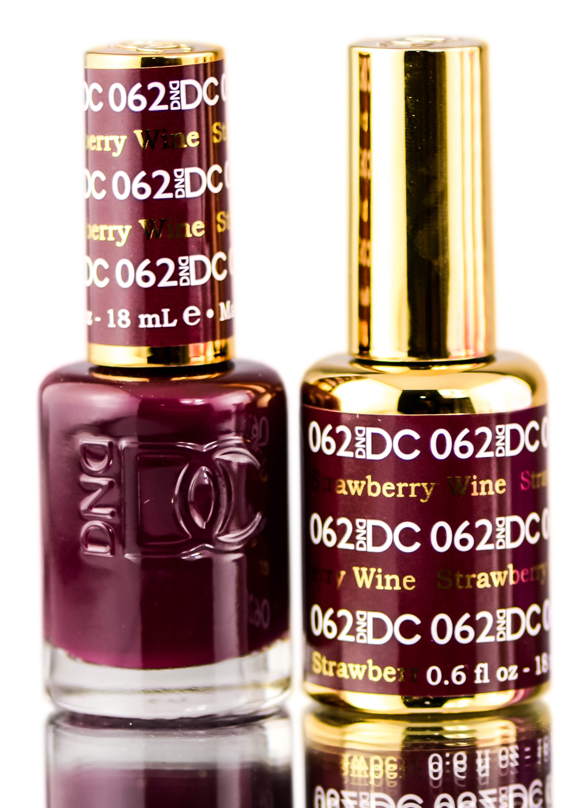 Foto 2 pulgar | Esmalte En Gel Duo Dnd Dc Strawberry Wine 062 15 Ml - Venta Internacional.