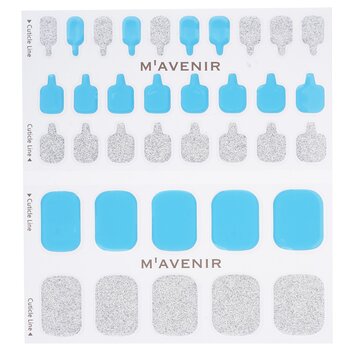 Foto 4 pulgar | Pegatinas para Uñas Mavenir Varios Colores Azul Empolvado Pedi - Venta Internacional