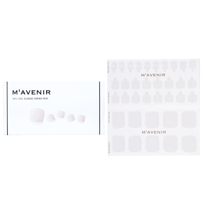 Pegatinas para Uñas Mavenir Classic Crema Pedi White - Venta Internacional