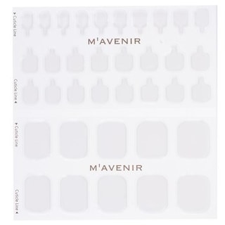 Foto 3 | Pegatinas para Uñas Mavenir Classic Crema Pedi White - Venta Internacional