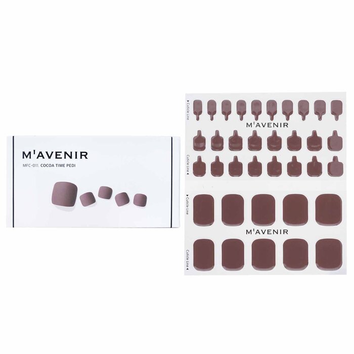 Pegatinas para Uñas Mavenir Cocoa Time Pedi Brown con Calidad de Salón - Venta Internacional