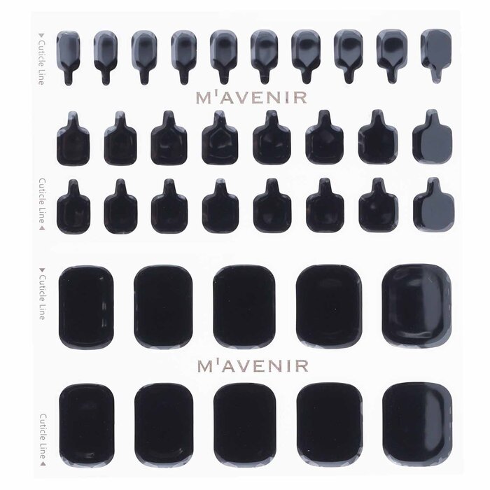 Foto 6 pulgar | Pegatinas para Uñas Mavenir Classic Black Pedi Quality - Venta Internacional