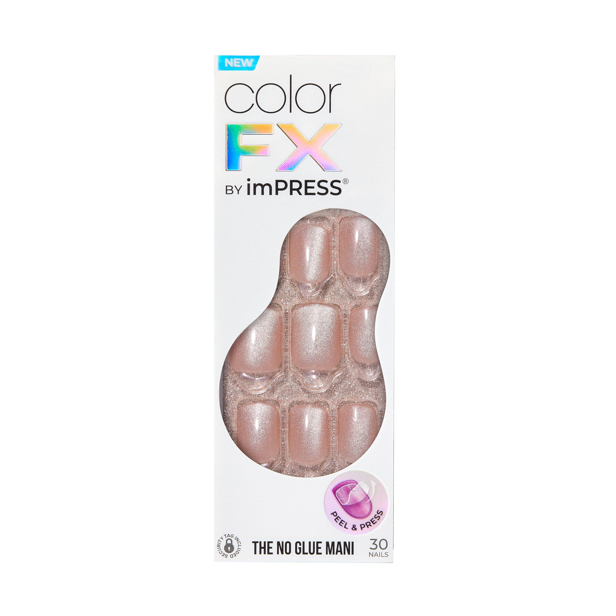 Foto 2 pulgar | Uñas A Presión Impress Kiss Color Fx Starstruck Squoval - Venta Internacional.