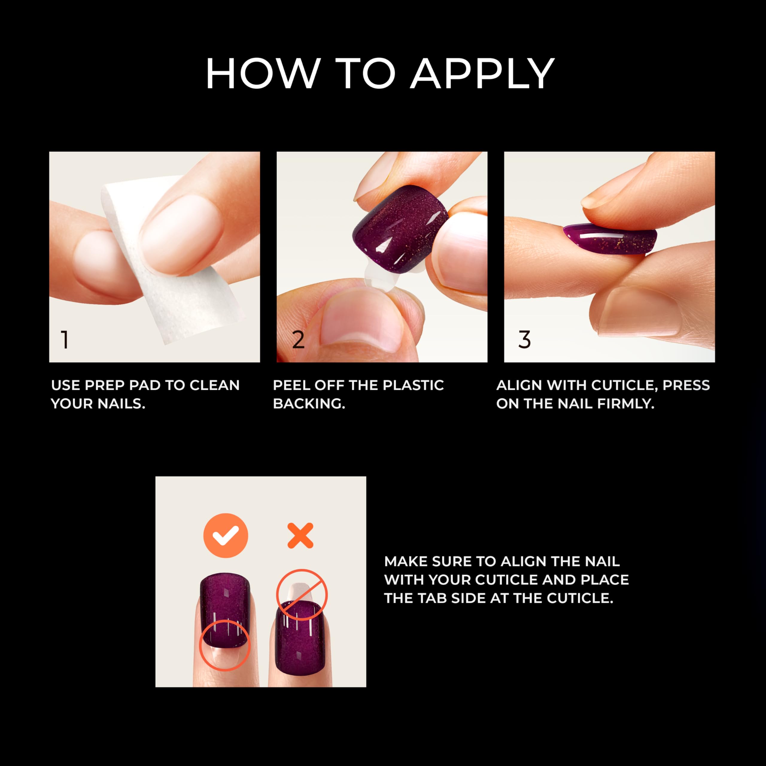 Foto 2 | Uñas A Presión Impress Kiss Color Fx Starstruck Squoval - Venta Internacional.