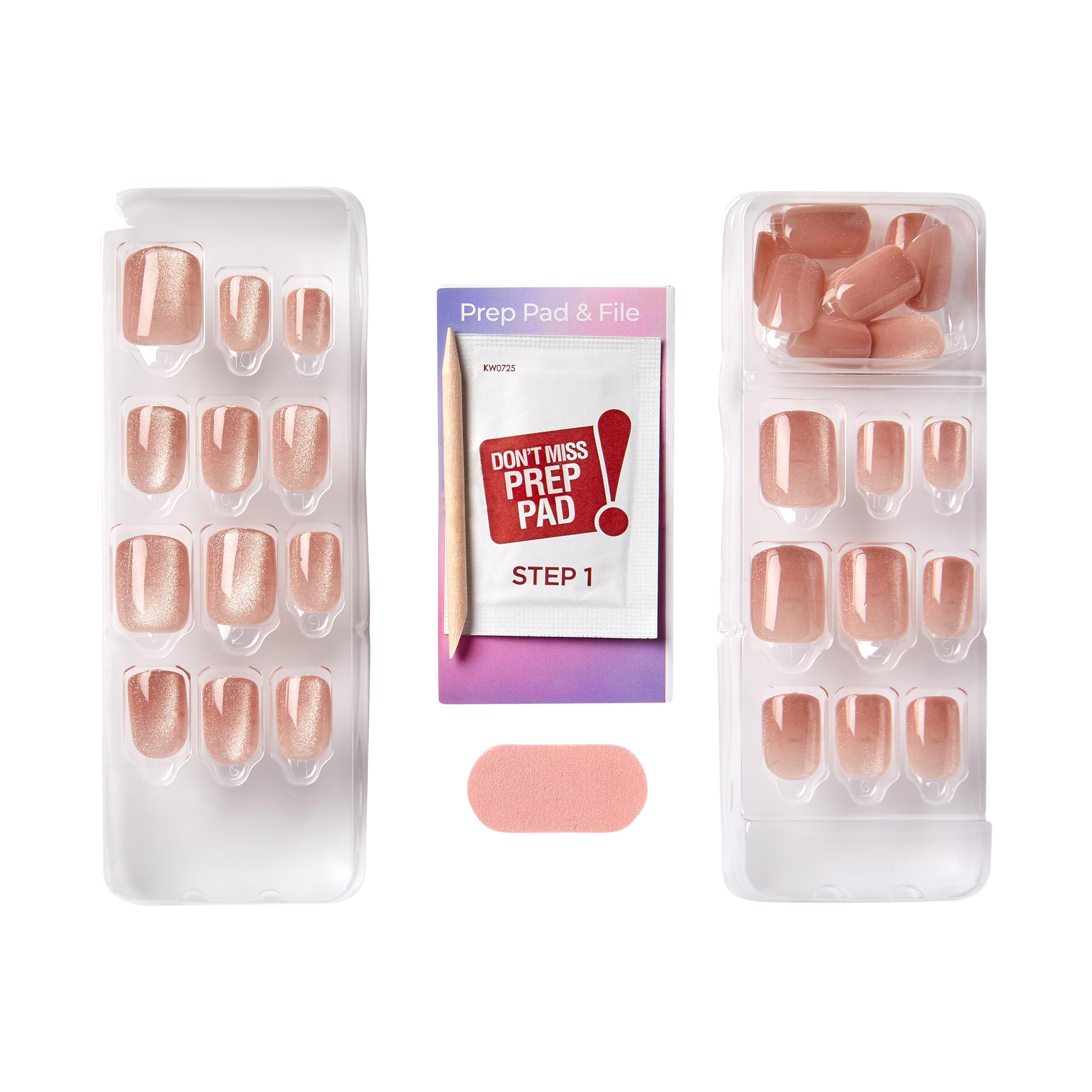 Foto 8 pulgar | Uñas A Presión Impress Kiss Color Fx Starstruck Squoval - Venta Internacional.