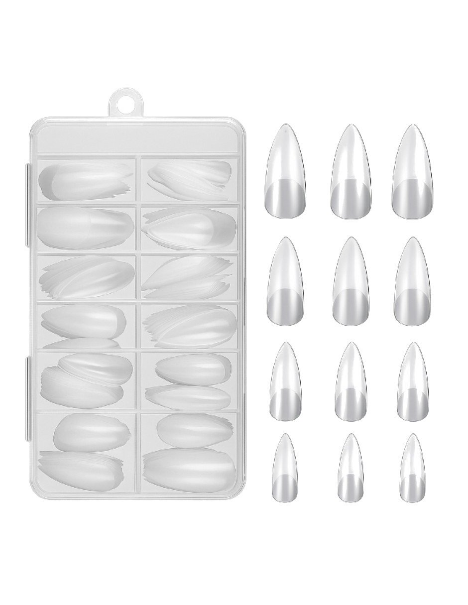Foto 4 pulgar | Soft Gel Tips Para Uña Caja Con 240pz Almendra Uñas Press On