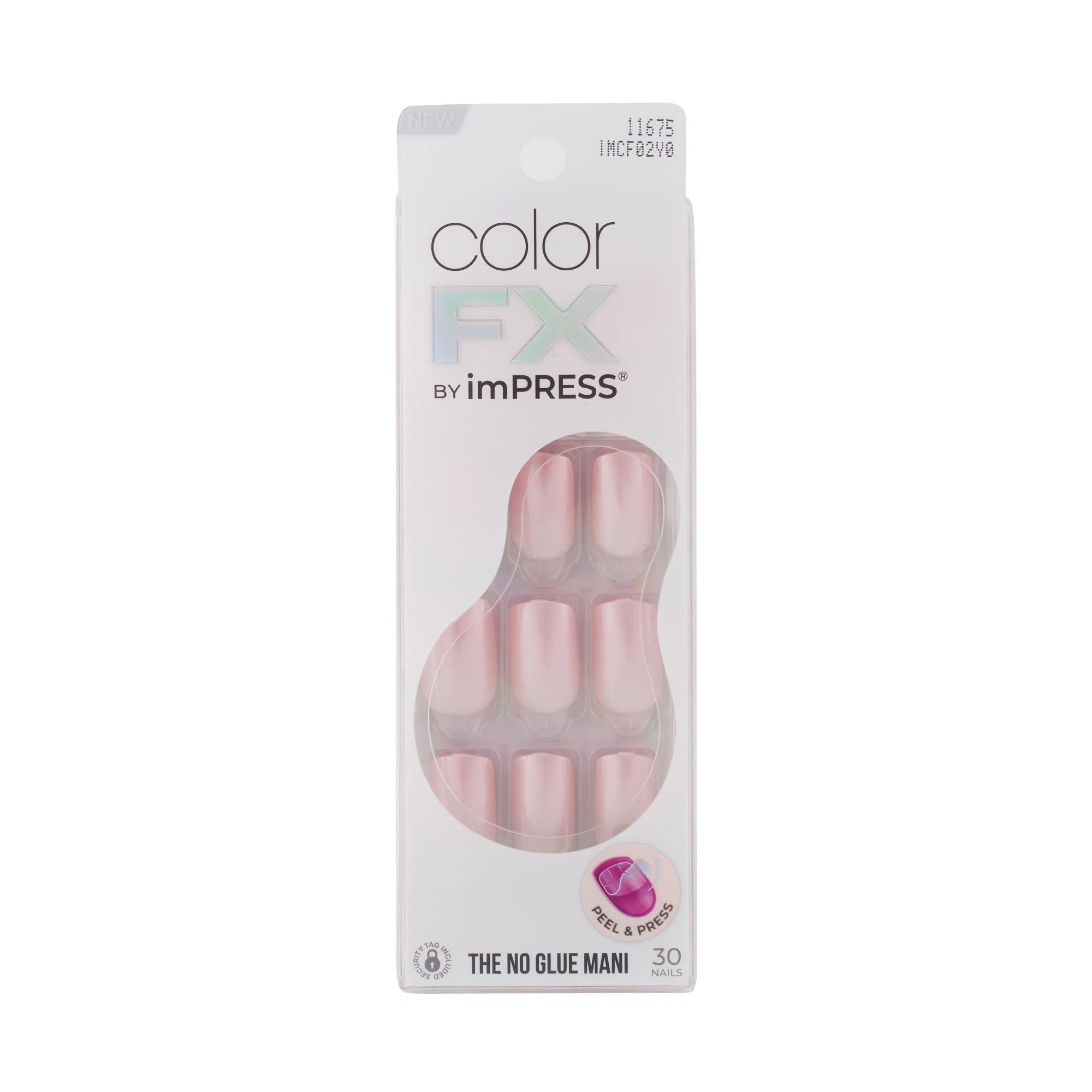 Foto 2 pulgar | Press On Nails Kiss Impress Color Fx No Glue Mani, 30 Unidades - Venta Internacional.