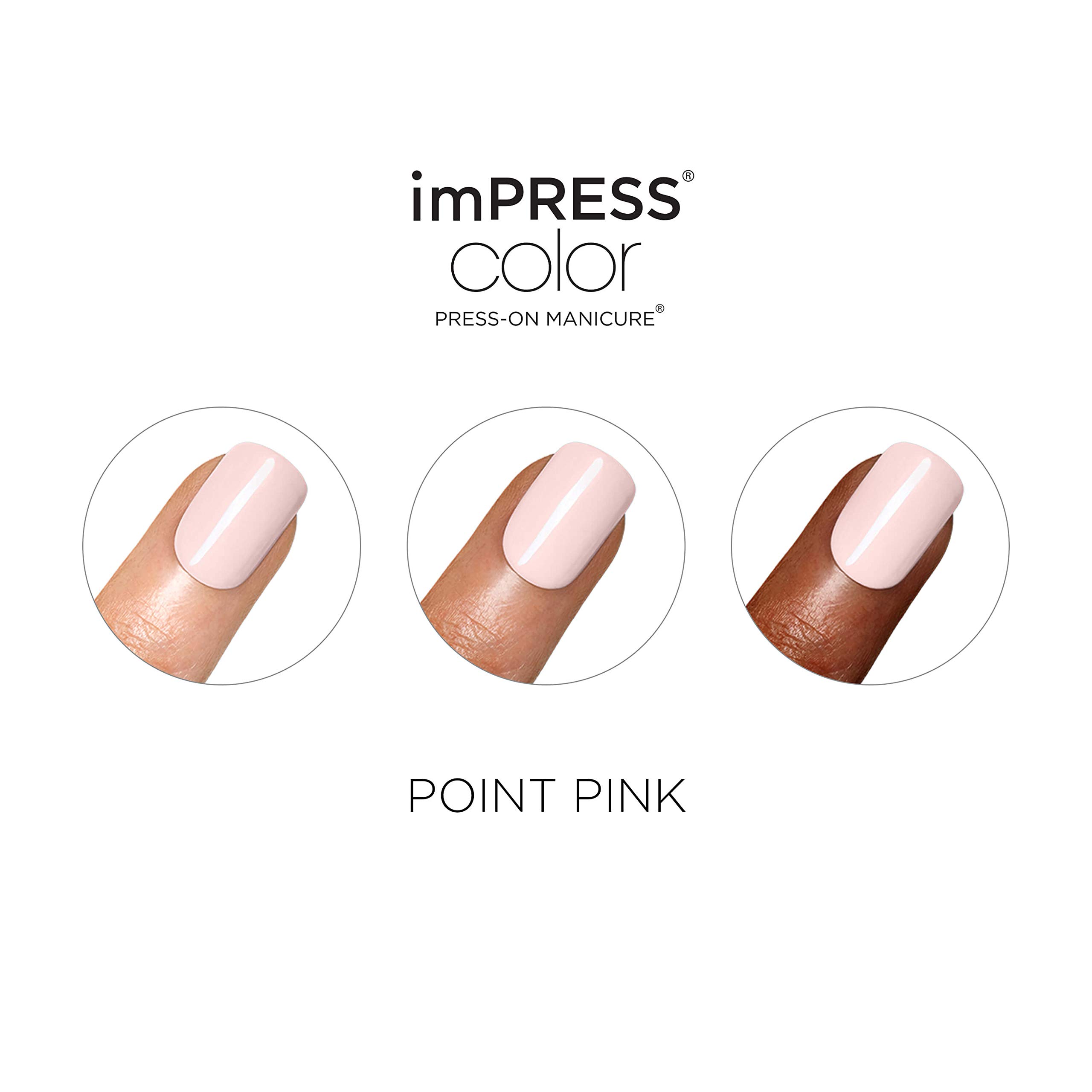 Foto 7 | Press On Nails Impress No Glue Mani Point Rosa Talla Corta - Venta Internacional.