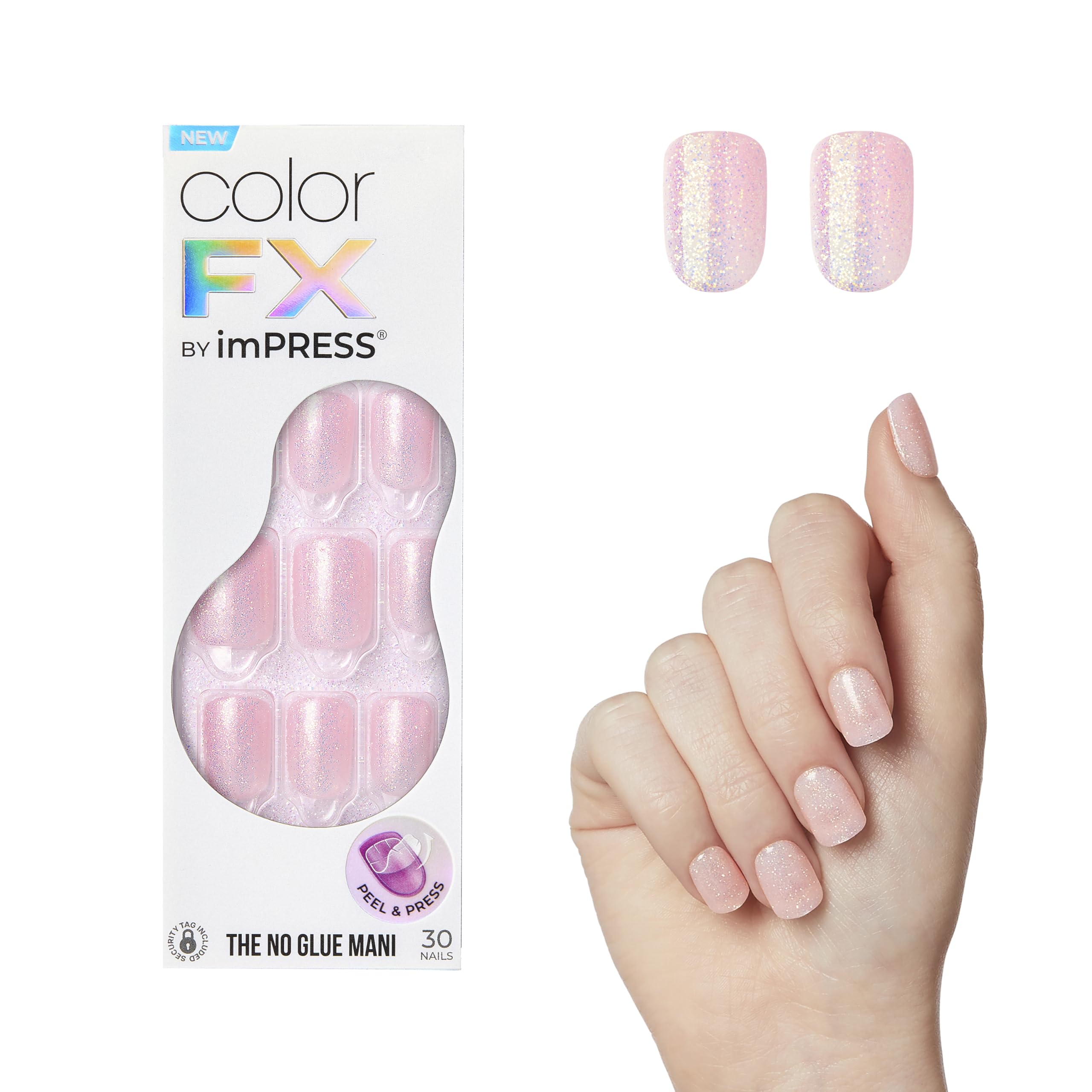 Foto 2 pulgar | Uñas A Presión Impress 'pop Star' Color Fx Rosa Claro - Venta Internacional.