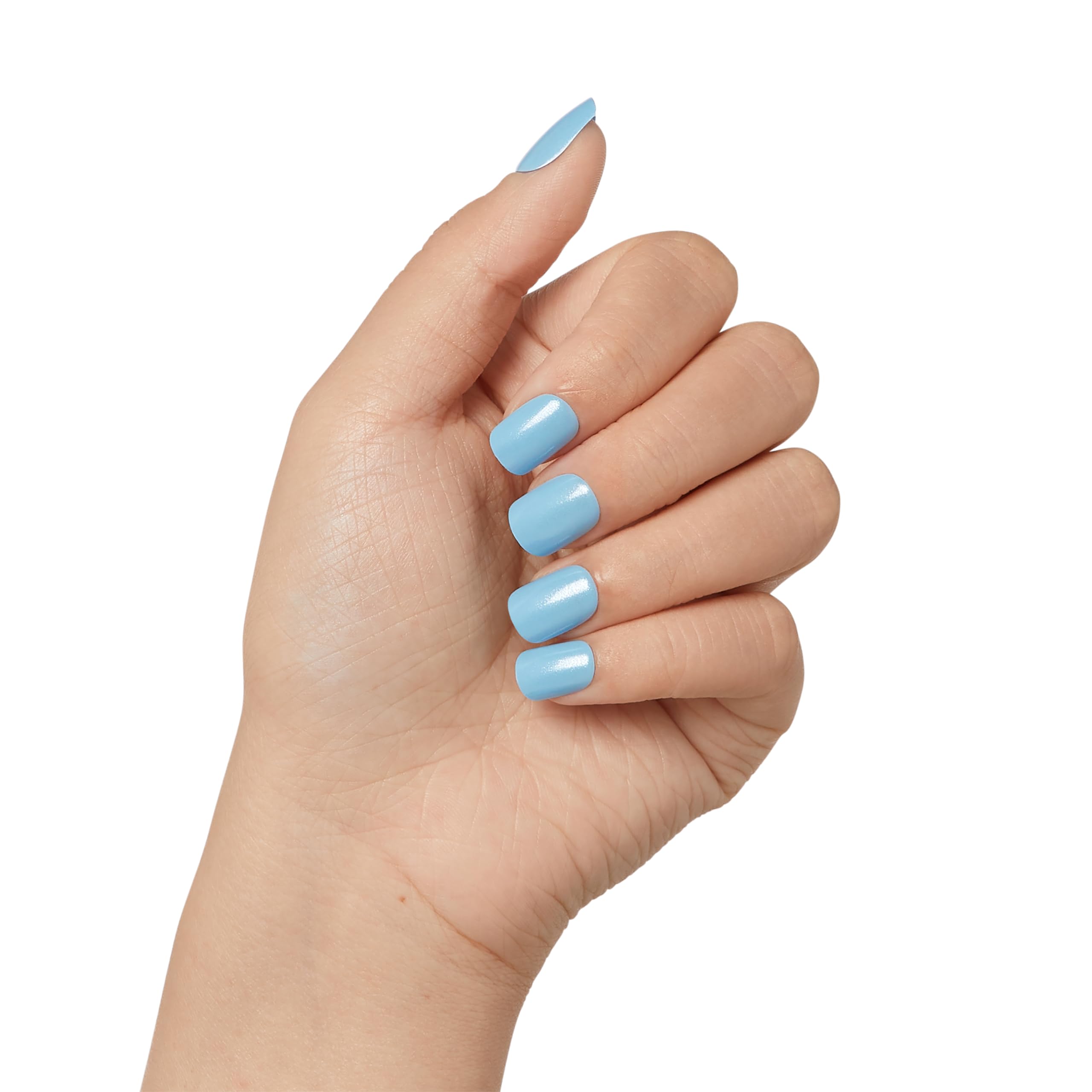 Foto 6 | Uñas A Presión Impress 'meta' Color Fx Medium Blue Squoval - Venta Internacional.