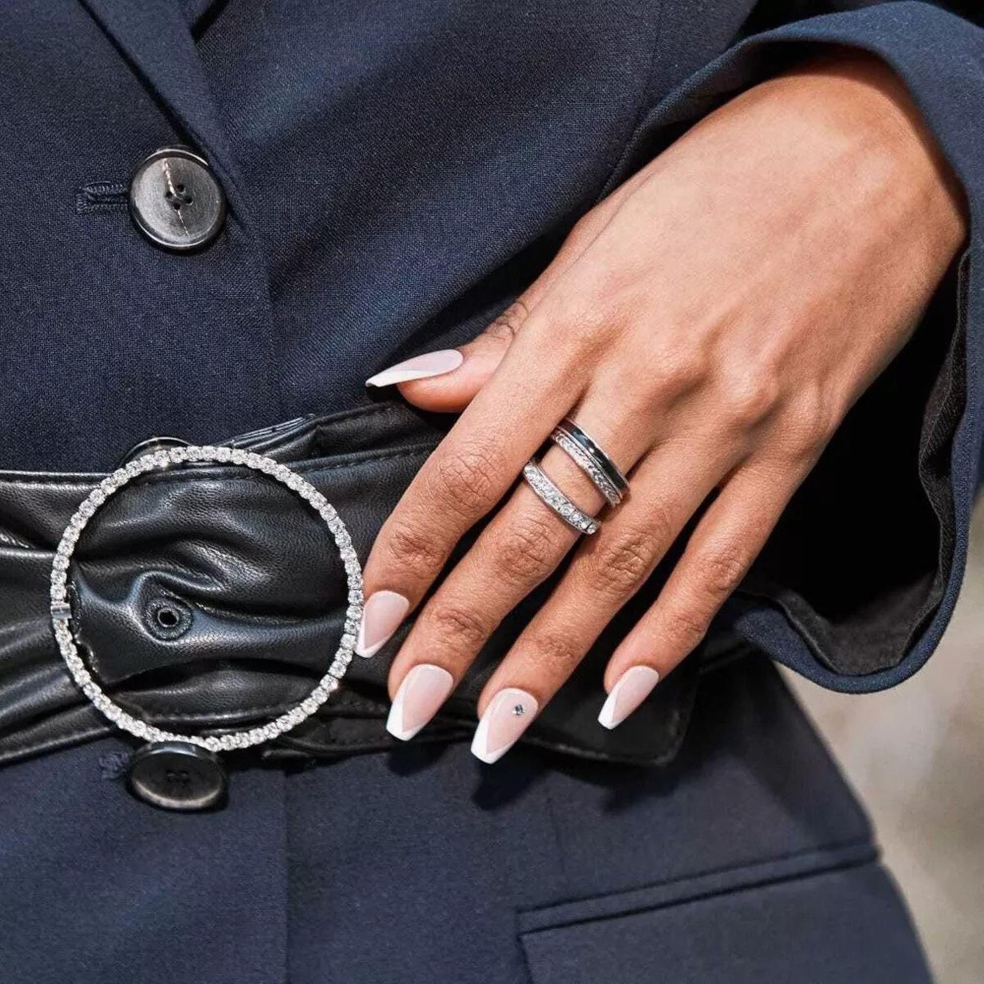 Foto 6 | Manicura A Presión Impress Kiss «so French» De Longitud Media - Venta Internacional.