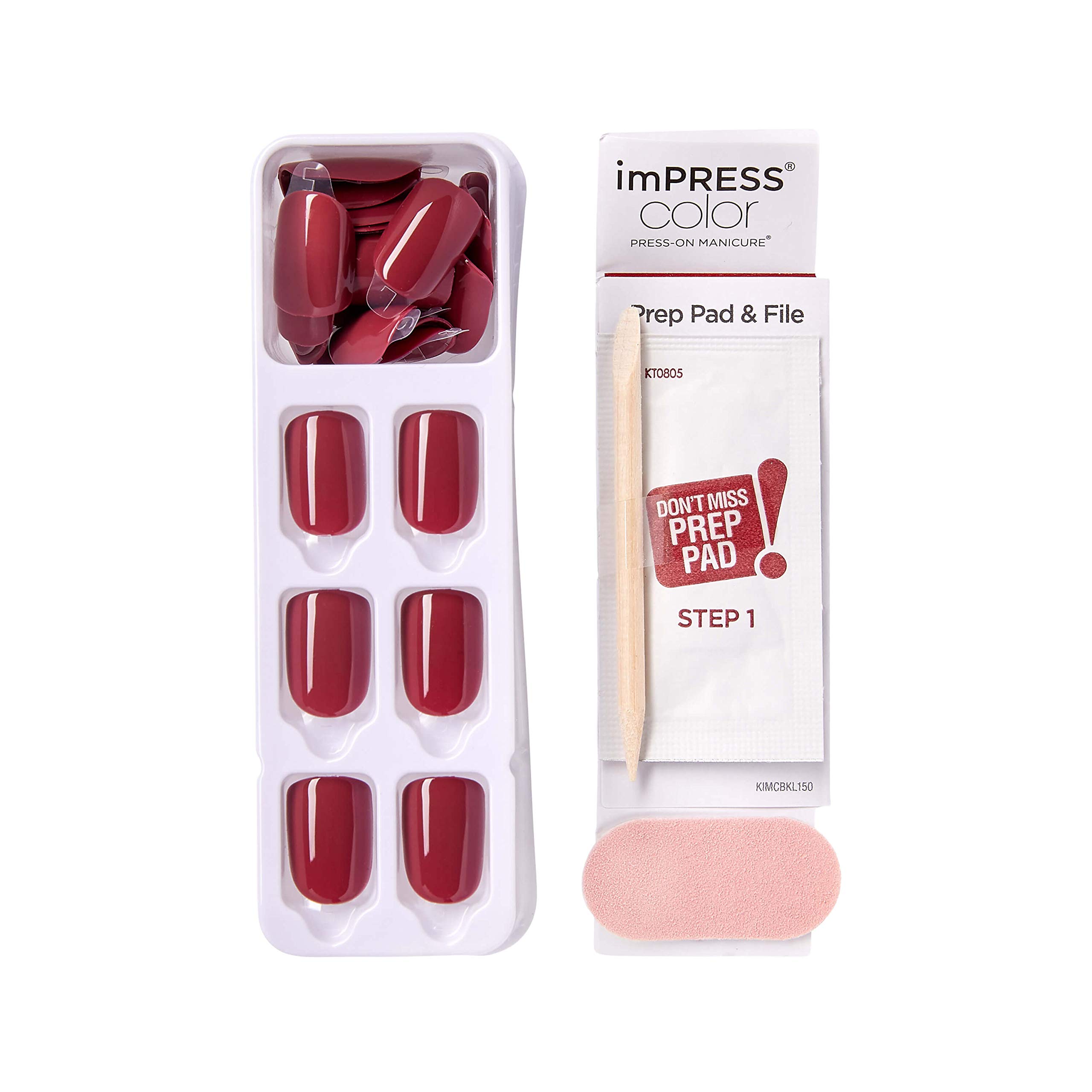 Foto 7 pulgar | Presiona Las Uñas Impress Express (y) Yourself Brown Short Squoval - Venta Internacional.