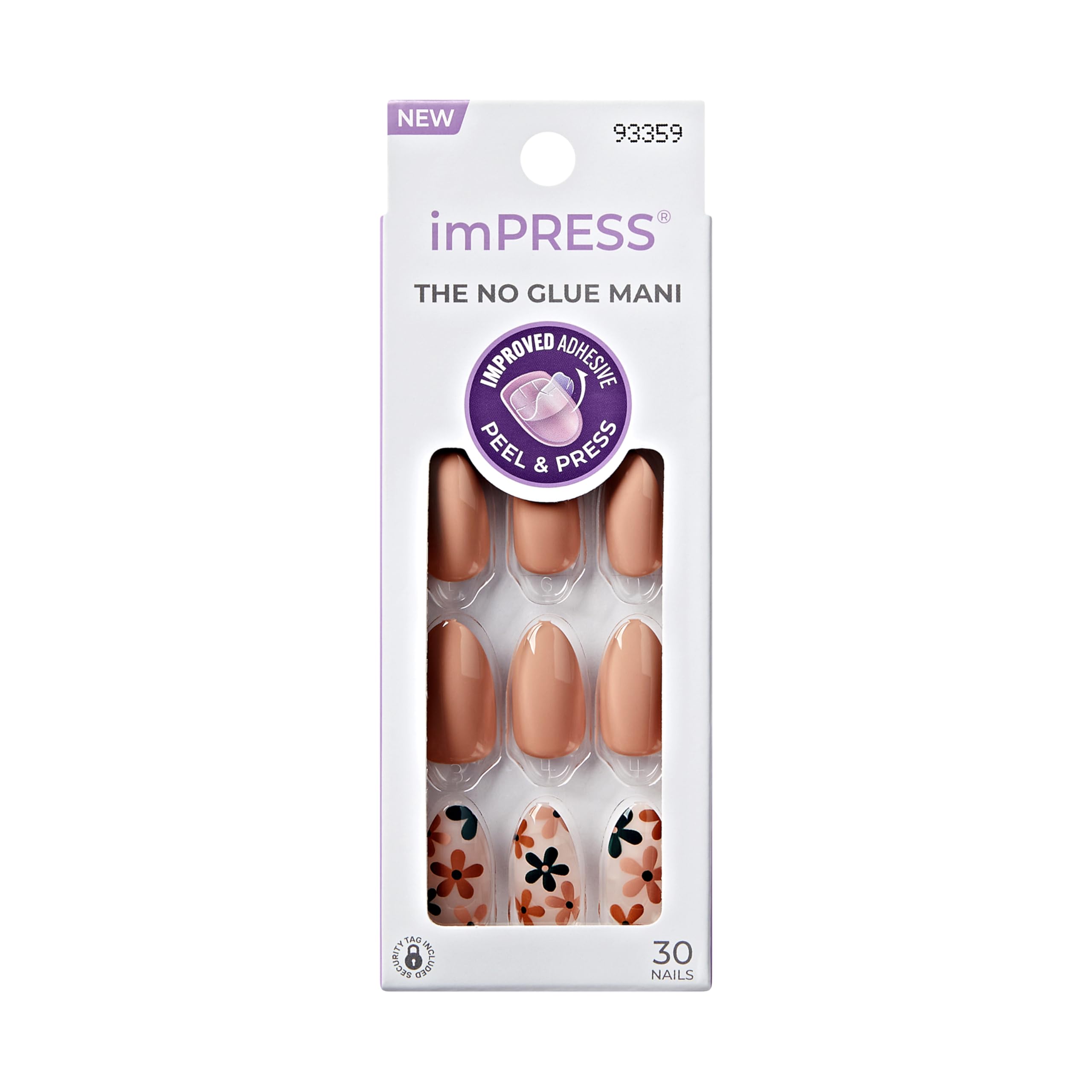 Foto 2 pulgar | Uñas A Presión Impress «tal Como Estaban», Sin Pegamento, Tamaño Mediano - Venta Internacional.