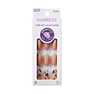 Foto 1 | Uñas A Presión Impress «tal Como Estaban», Sin Pegamento, Tamaño Mediano - Venta Internacional.
