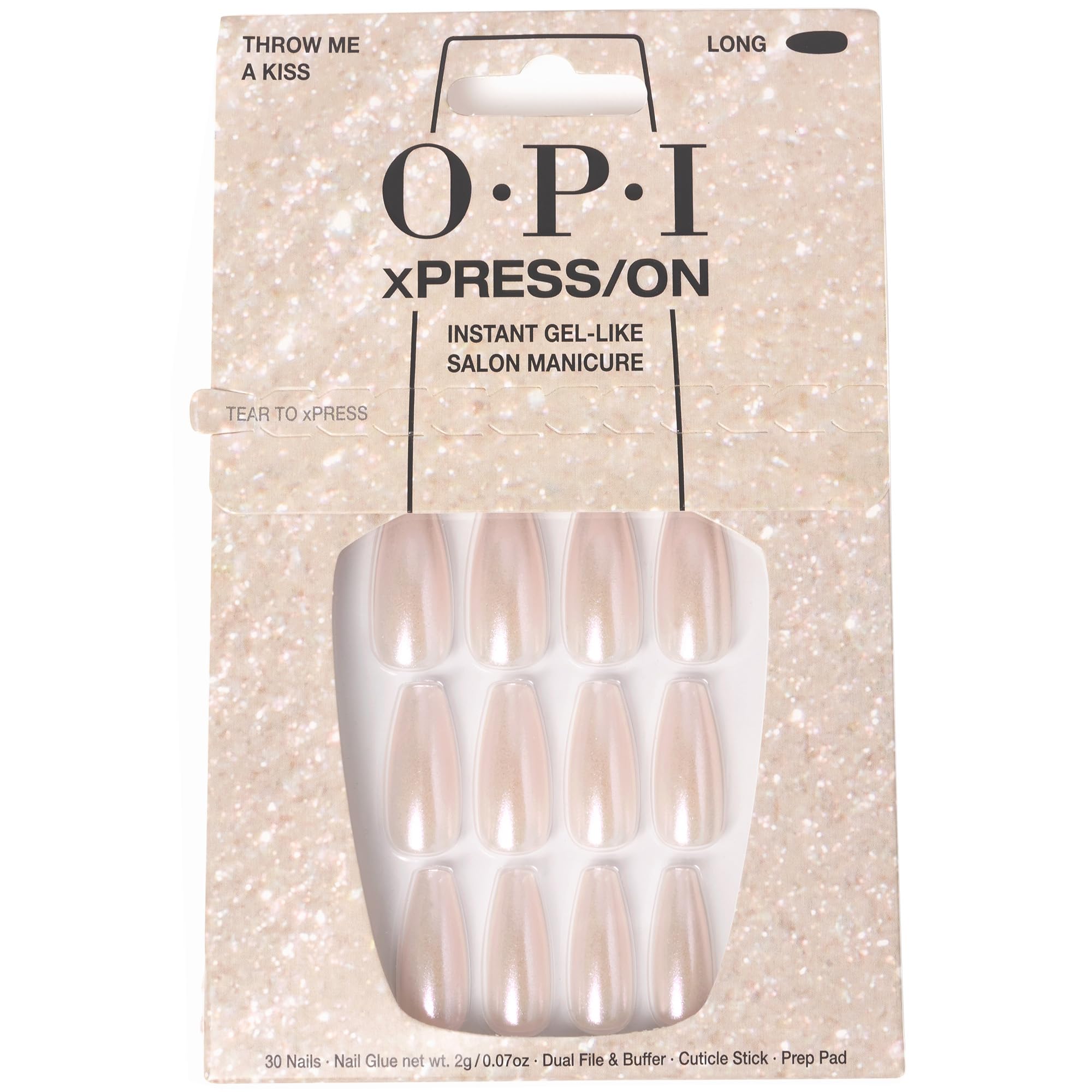 Foto 1 | Presiona Las Uñas Opi Xpress/en Throw Me A Kiss Soft Pink - Venta Internacional.