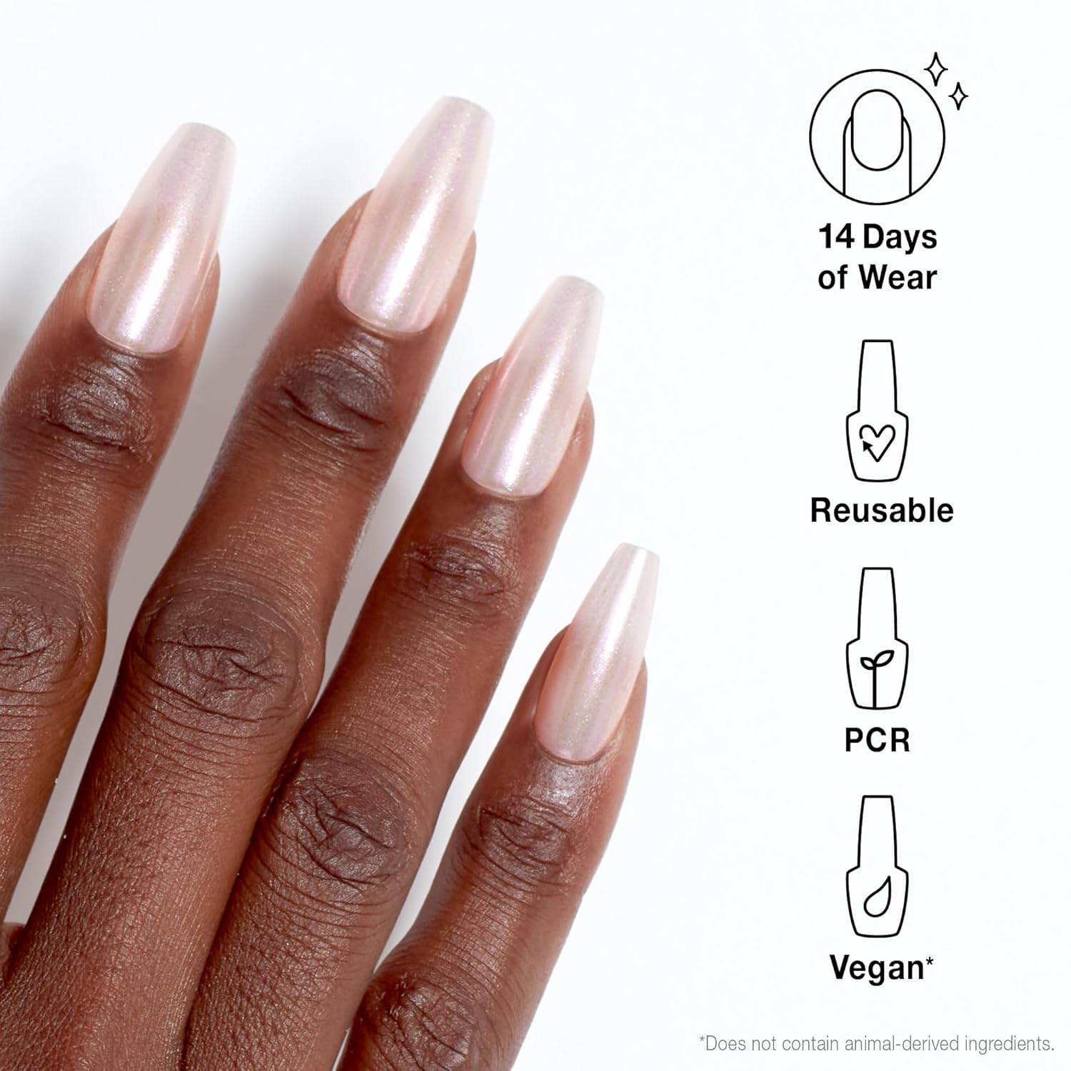 Foto 2 | Presiona Las Uñas Opi Xpress/en Throw Me A Kiss Soft Pink - Venta Internacional.