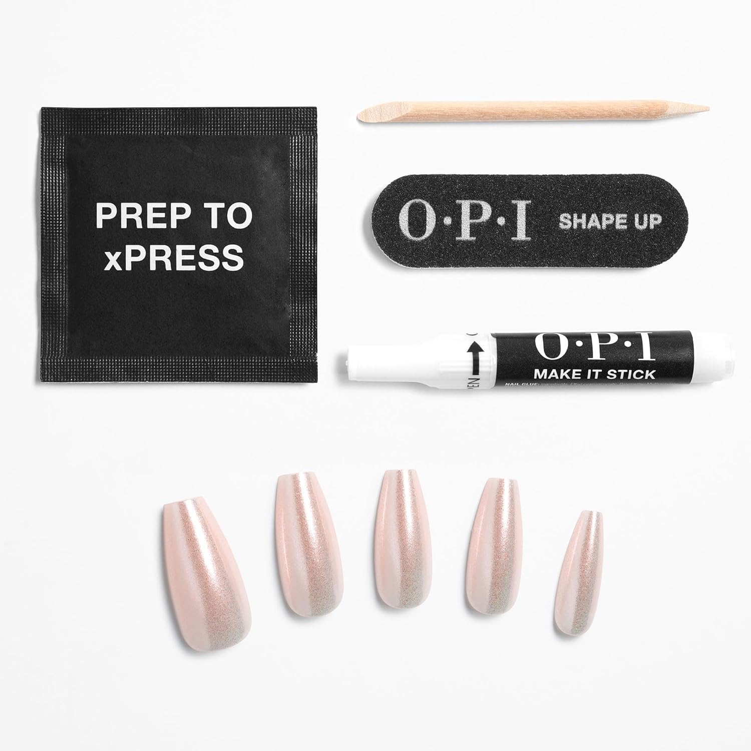 Foto 6 | Presiona Las Uñas Opi Xpress/en Throw Me A Kiss Soft Pink - Venta Internacional.
