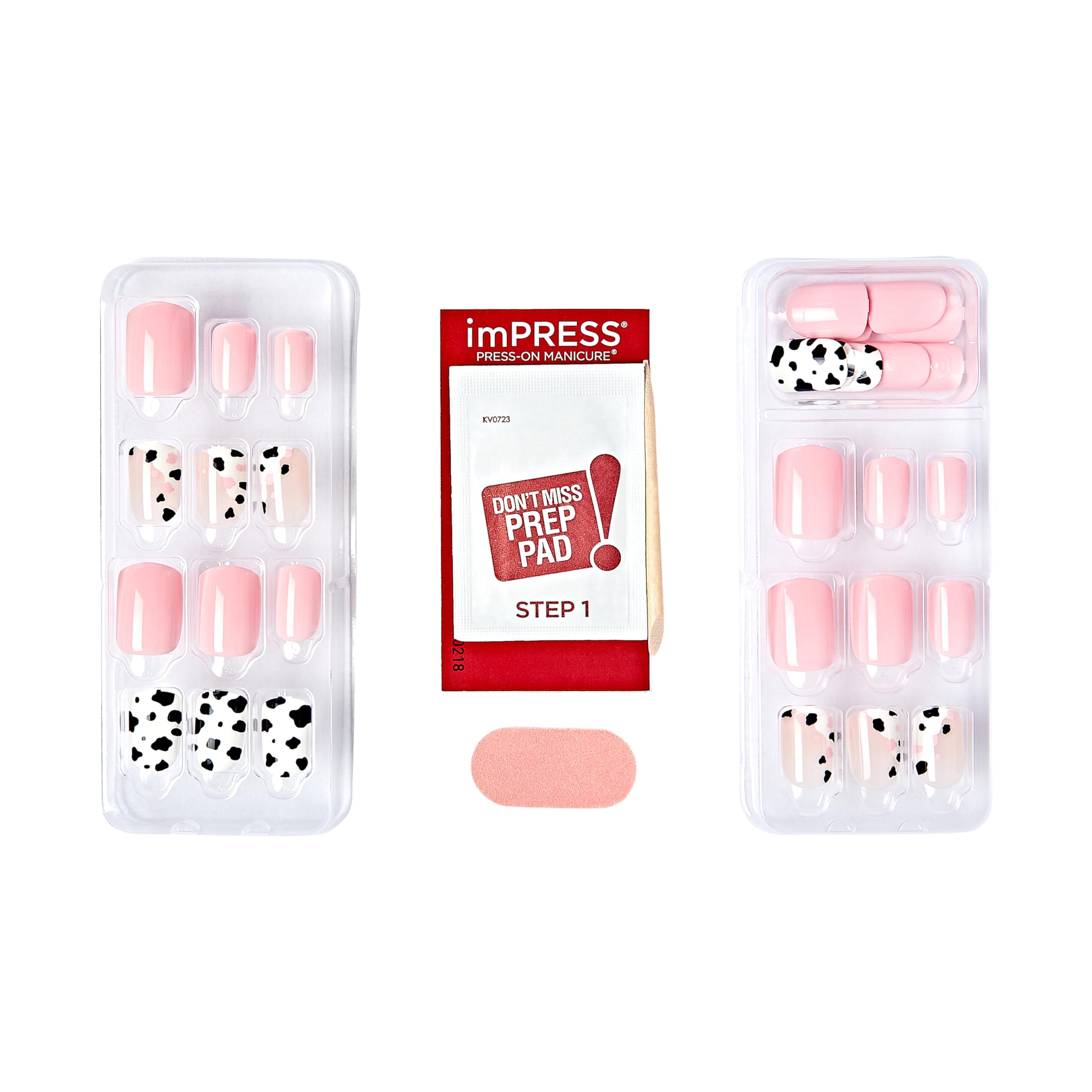 Foto 7 | Press-on Nails Impress 'one Chance' Para Niños, Color Rosa Claro - Venta Internacional.