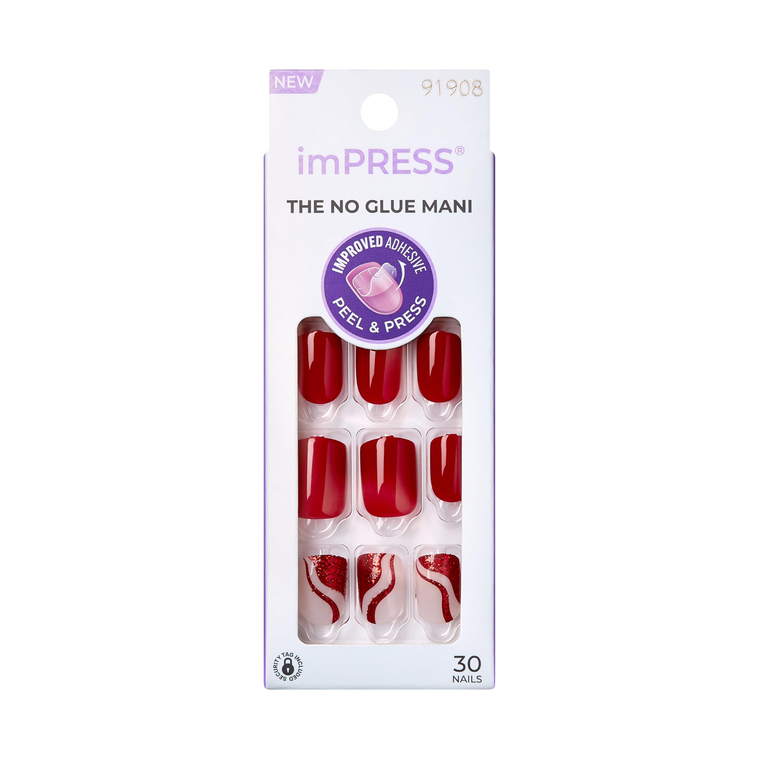 Foto 2 pulgar | Las Uñas Prensadas Impresionan «infinitamente» Con Forma Ovalada De Color Rojo Medio - Venta Internacional.