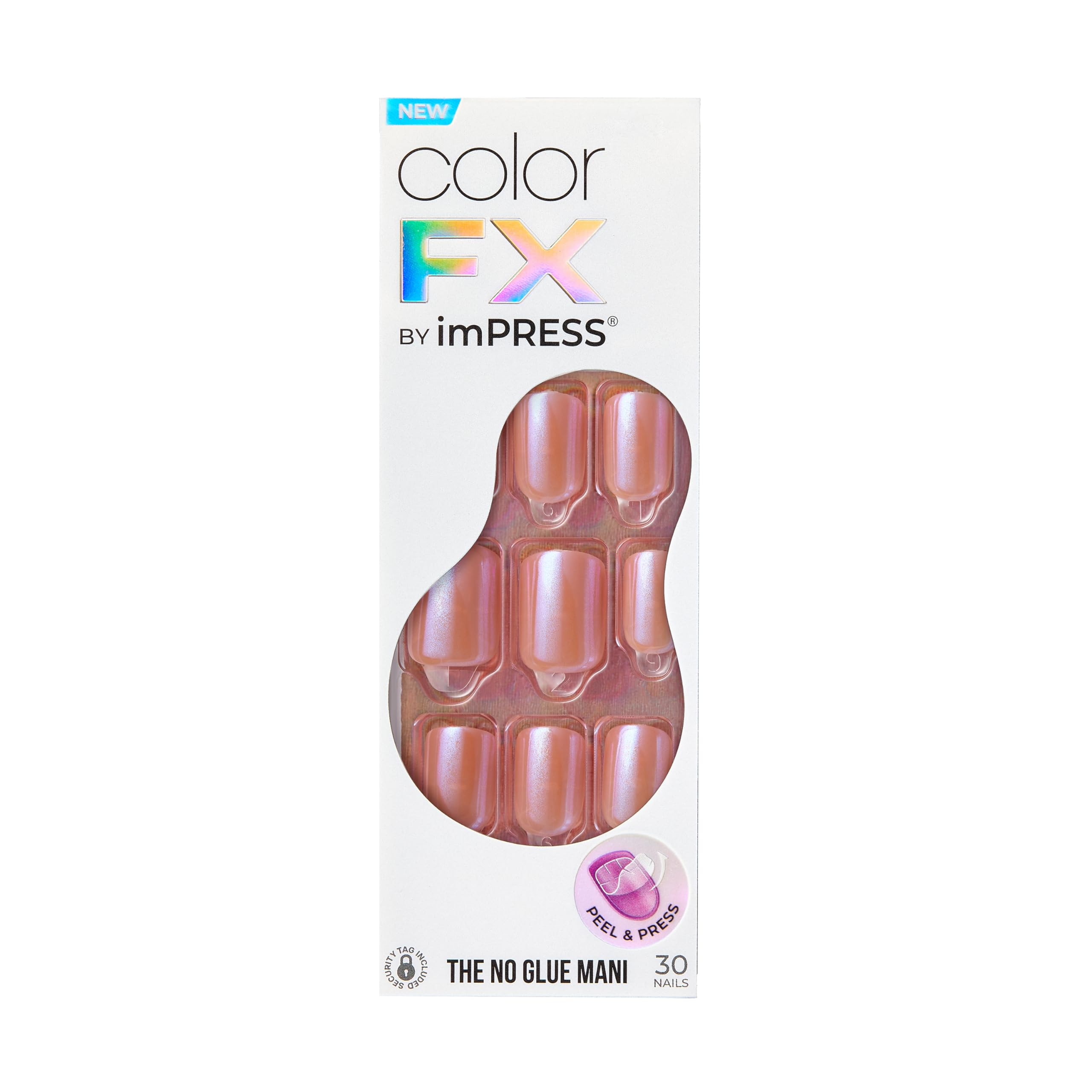 Foto 1 | Uñas A Presión Impress Color Fx Distraction Con Forma De Cuclilla - Venta Internacional.