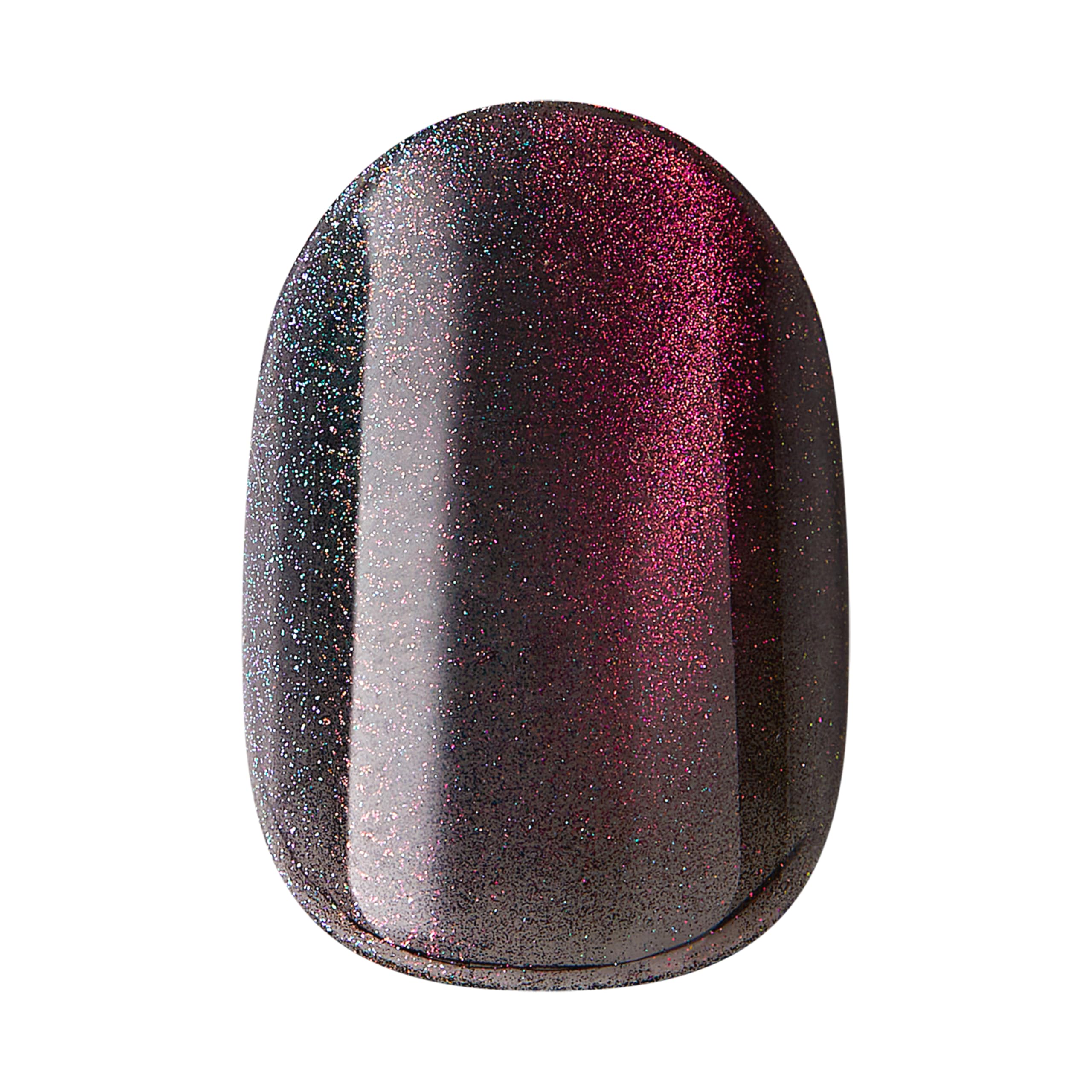 Foto 7 | Press-on Nails Impress «before Hours», Color Negro, Corto Y Ovalado - Venta Internacional.
