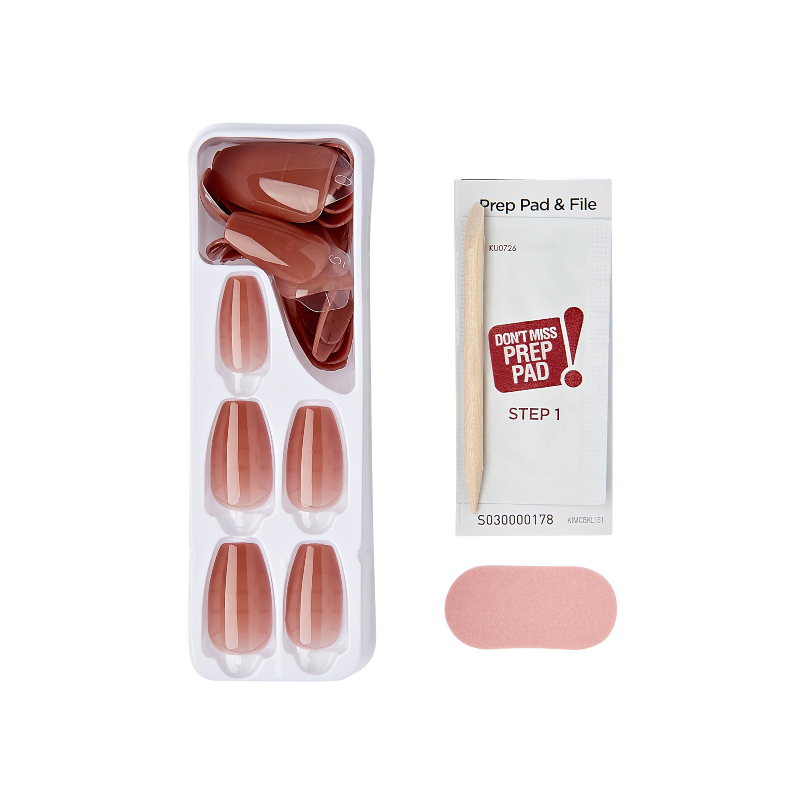 Foto 8 pulgar | Press-on Nails Impress, Color «flare», Tamaño Mediano, Forma De Ataúd - Venta Internacional.