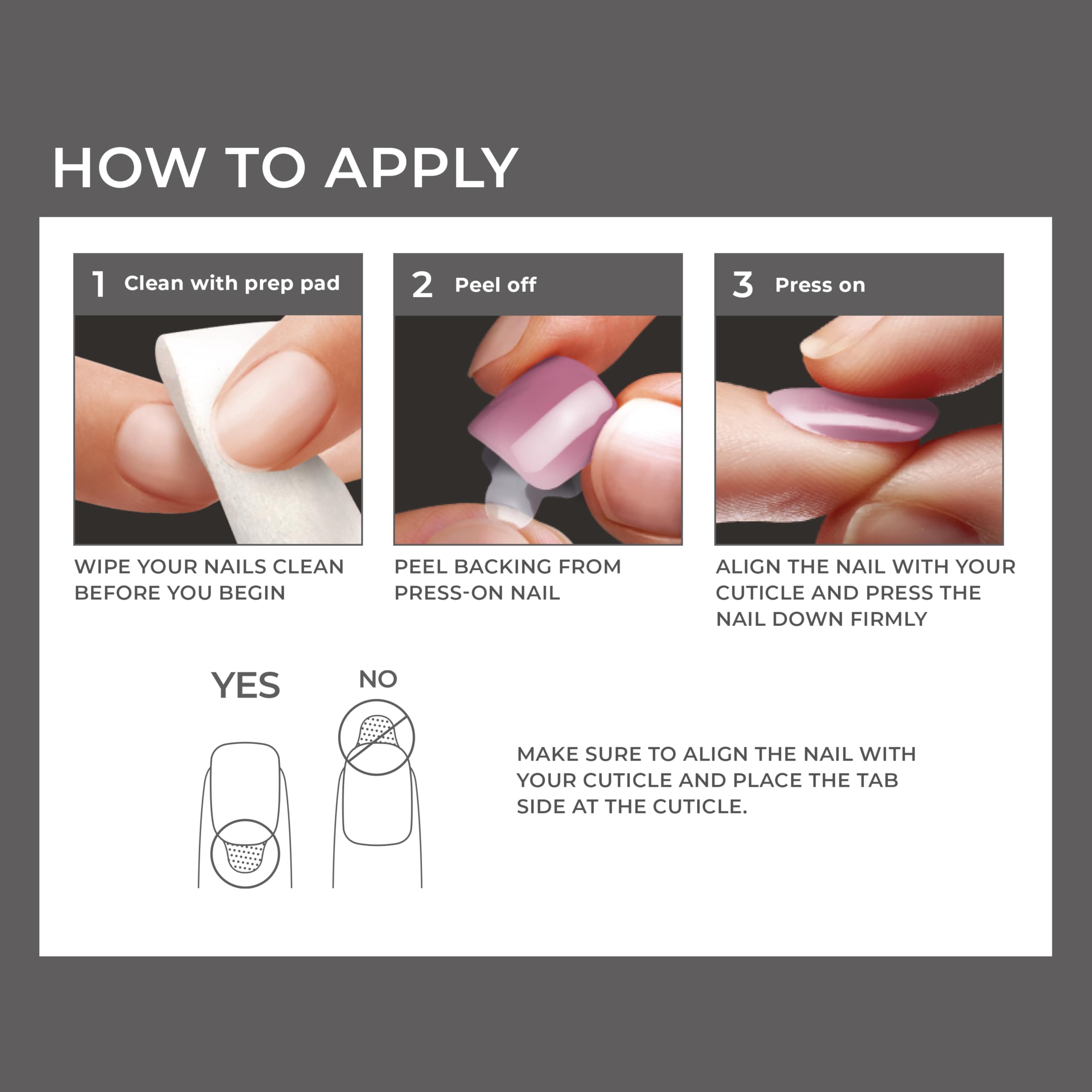 Foto 2 | Press On Nails Impress «legacy» Gris Con Forma De Ataúd, 30 Uñas - Venta Internacional.