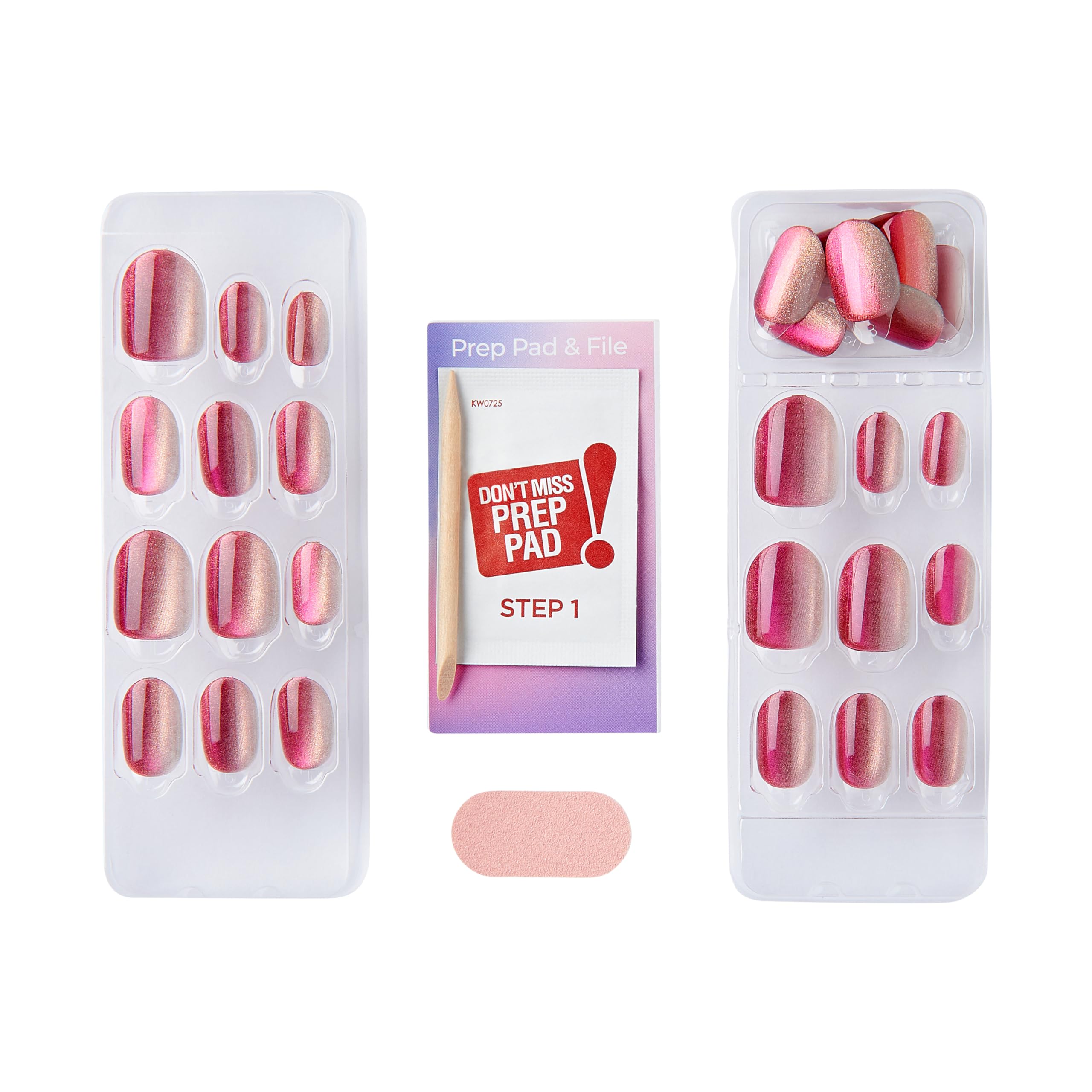 Foto 4 pulgar | Press-on Nails Impress «walk Out» Pink Color Fx Short Ovalado - Venta Internacional.