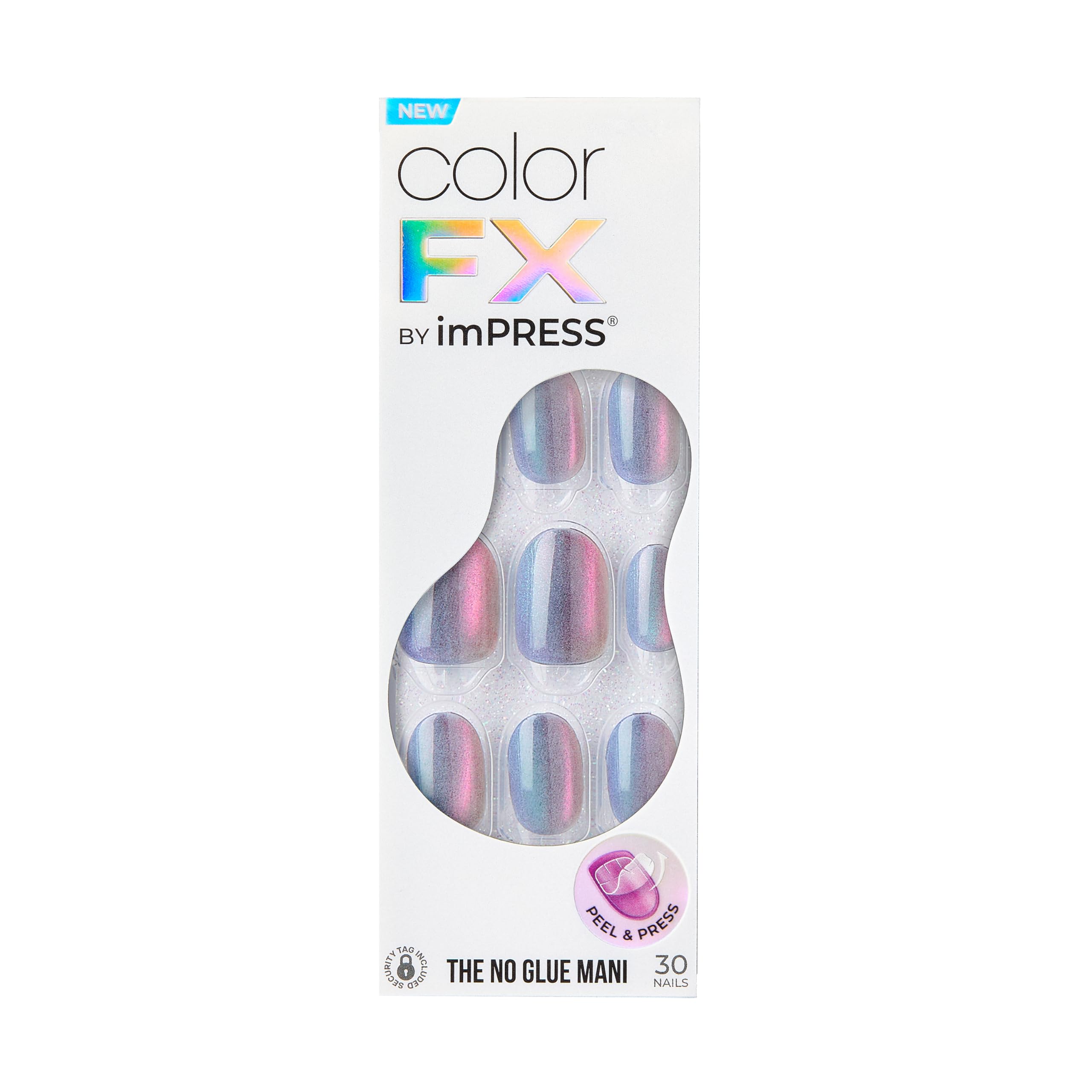 Foto 2 pulgar | Presion Nails Impress «fly Up», Color Plateado Fx, Talla Corta - Venta Internacional.