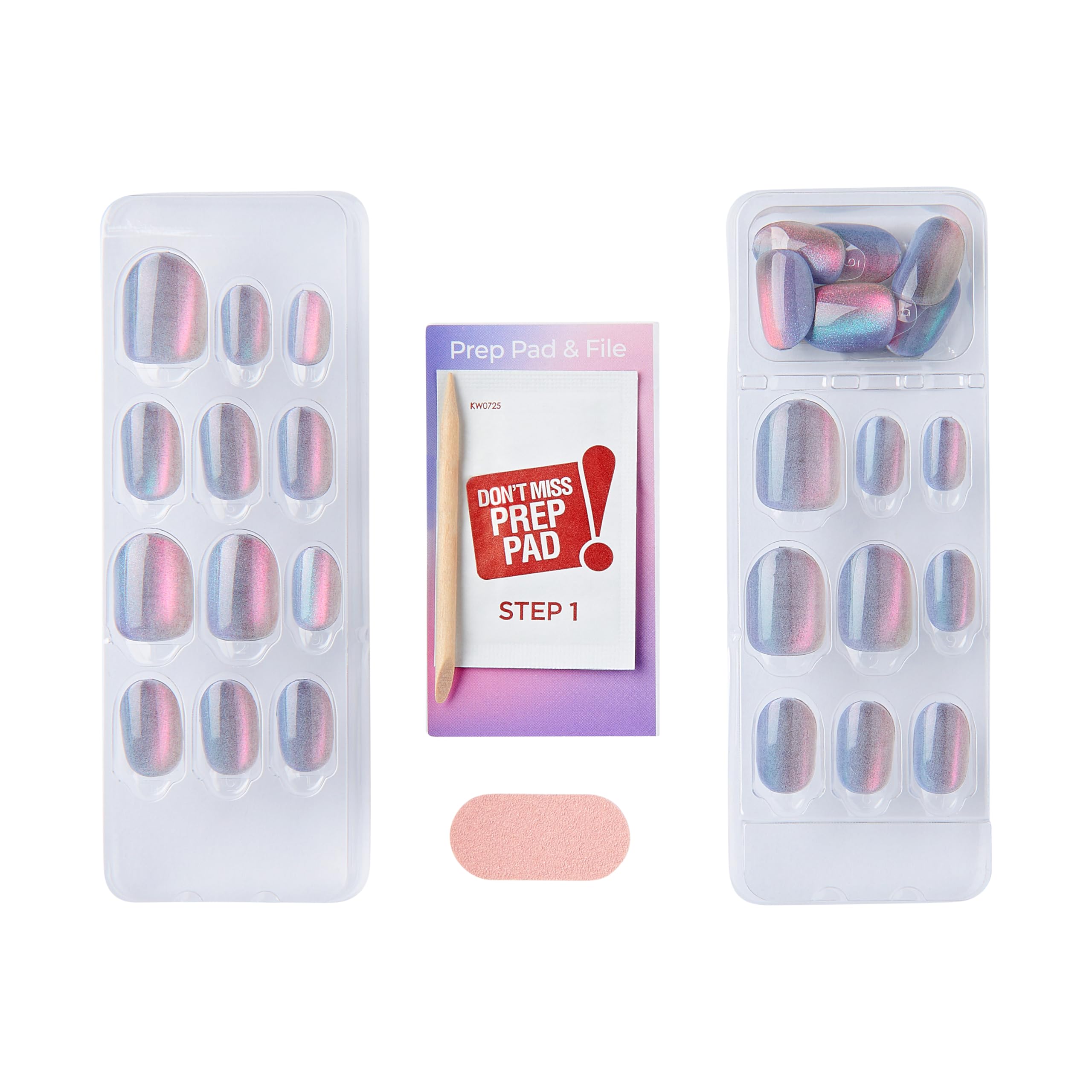 Foto 4 pulgar | Presion Nails Impress «fly Up», Color Plateado Fx, Talla Corta - Venta Internacional.