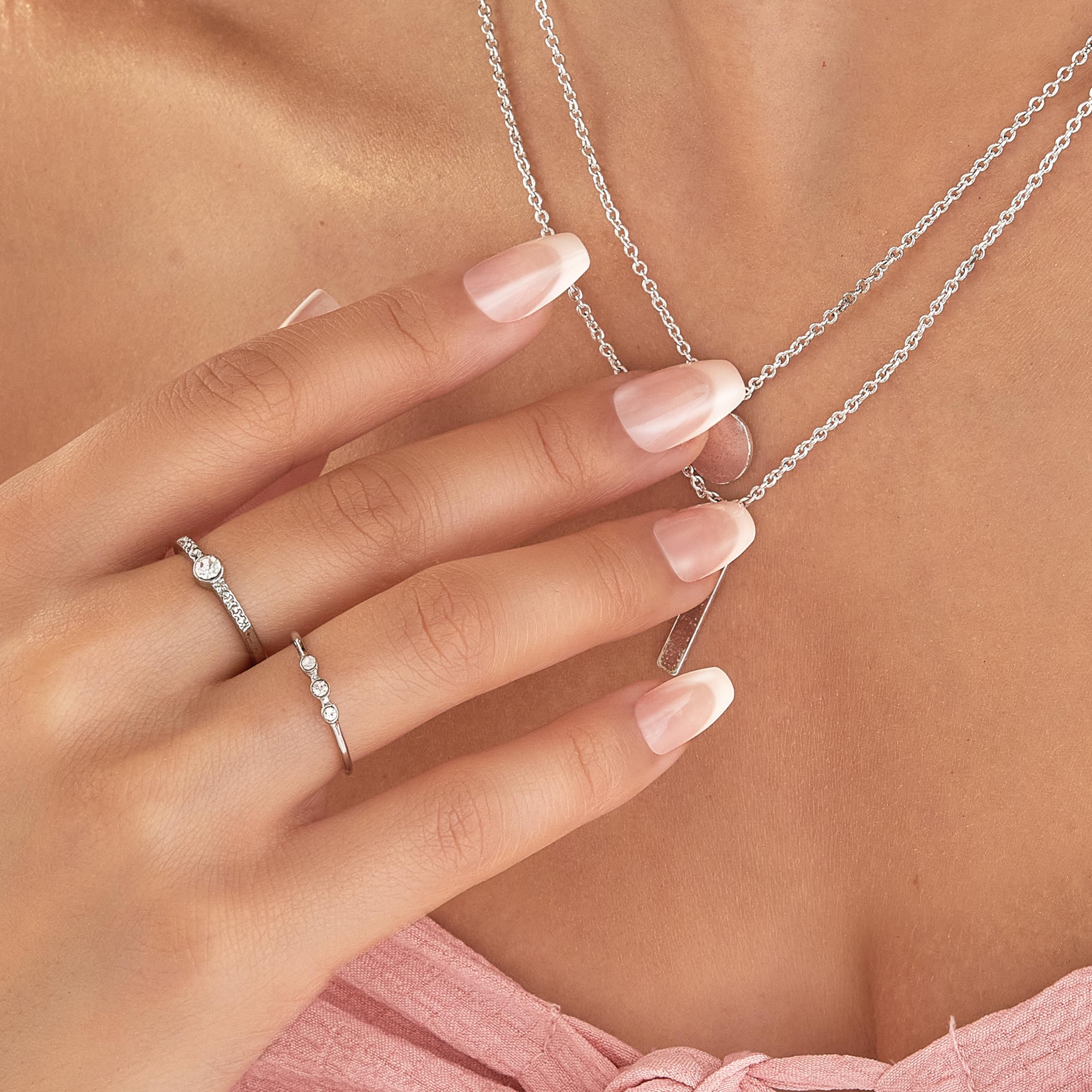 Foto 6 | Press-on Nails Impress Con Forma De Ataúd Francés «genuino» Mediano - Venta Internacional.